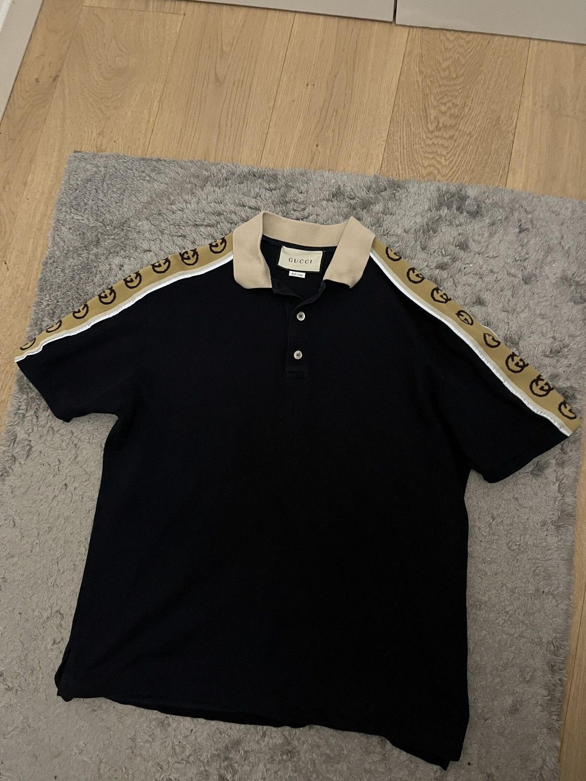 Gucci Gucci reflective polo Size US L / EU 52-54 / 3 - 1 Thumbnail