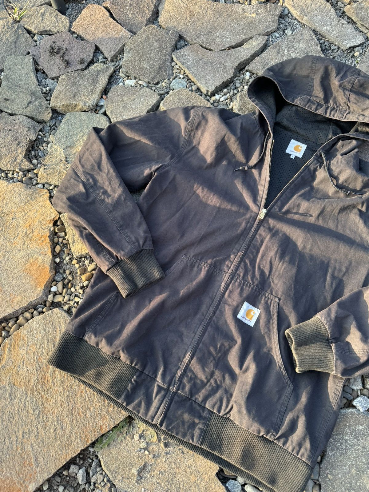 Carhartt × Carhartt Wip × Vintage Carhartt Active Jacket Wip vintage brown Size US L / EU 52-54 / 3 - 6 Thumbnail