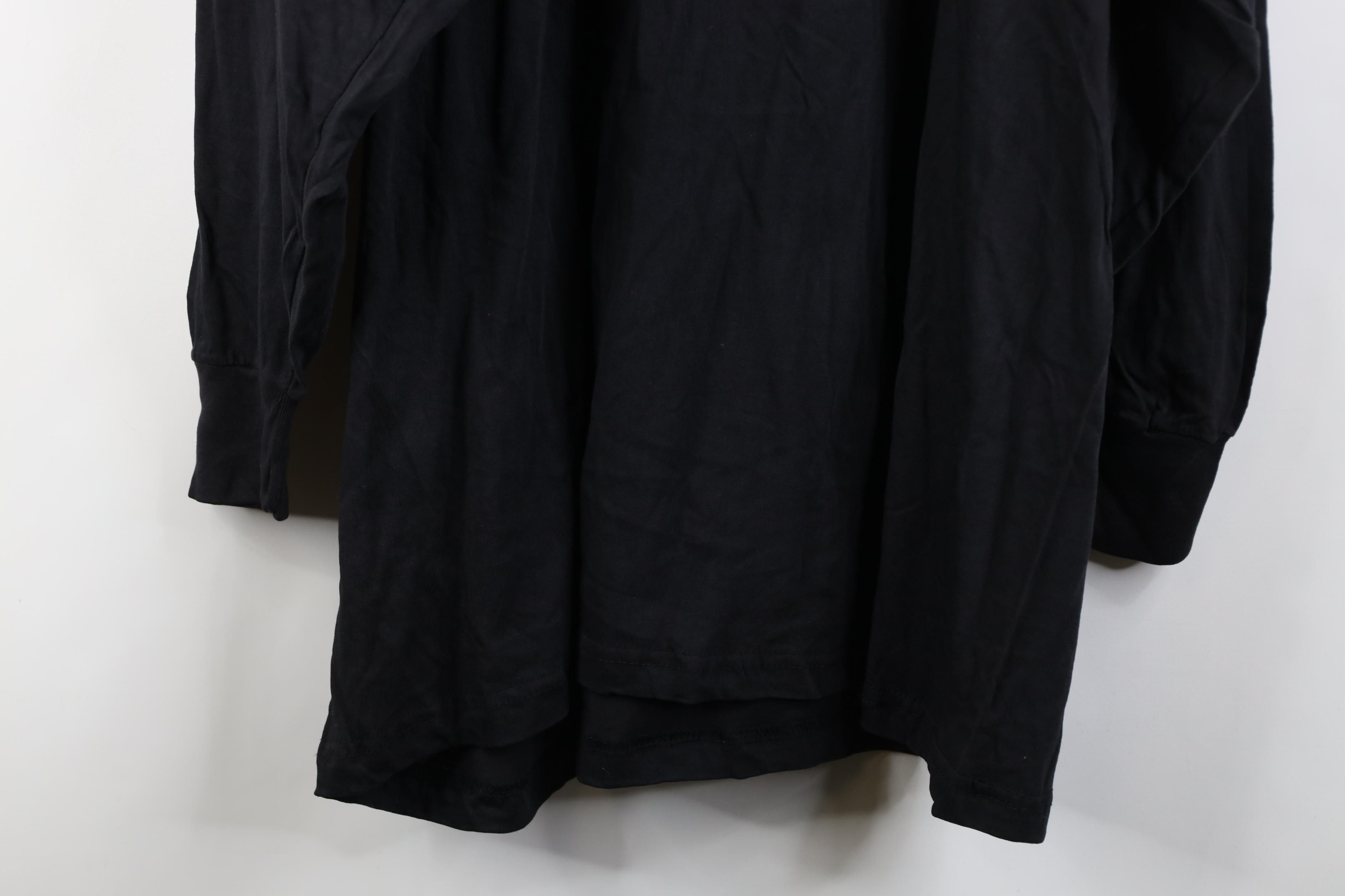 Vintage Vintage 90s Streetwear Long Sleeve T-Shirt Black Cotton Size US XXL / EU 58 / 5 - 14 Thumbnail
