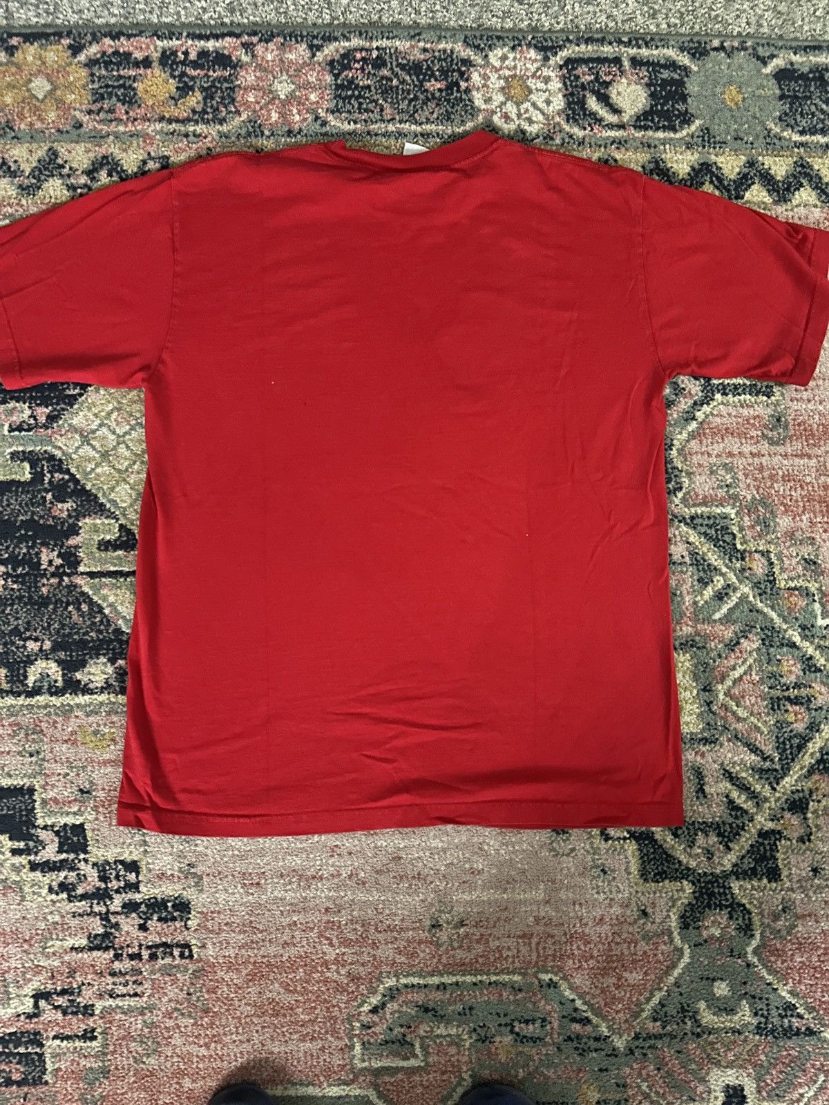 Vintage Vintage 90s Howard University JanSport T-Shirt Red Large Size US L / EU 52-54 / 3 - 4 Thumbnail