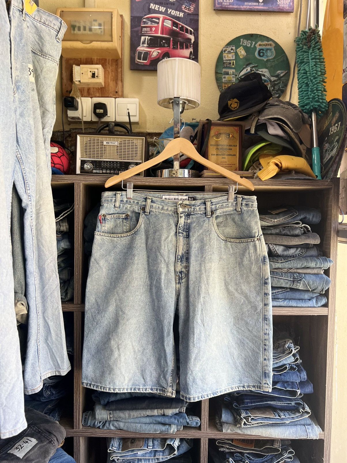 Bugle Boy 🔥Vintage Bugle Boy Cropped Denim Size US 35 - 1 Thumbnail