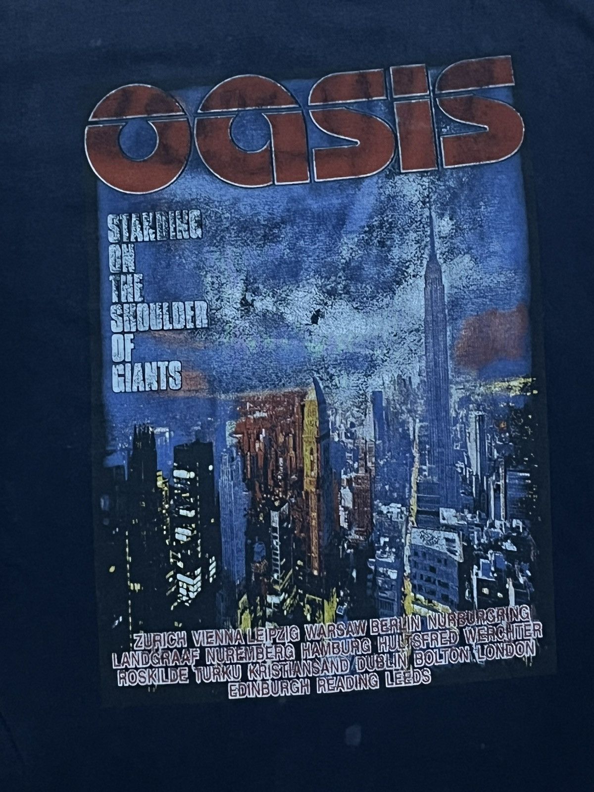 Band Tees × Vintage Oasis standing on the shoulder of giants tour Size US L / EU 52-54 / 3 - 7 Thumbnail