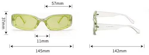 Japanese Brand Vintage square frame sunglasses Size ONE SIZE - 3 Thumbnail