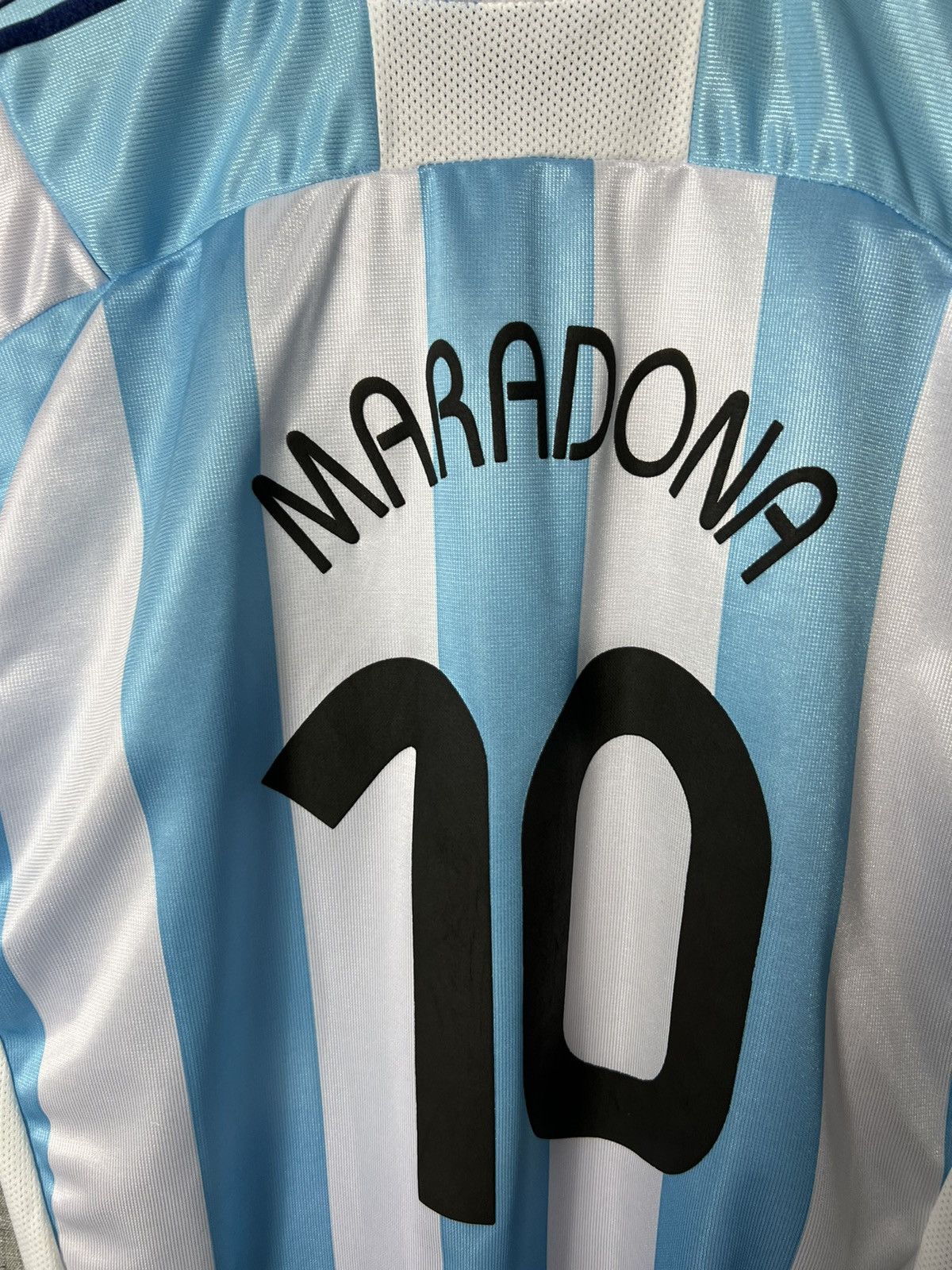 Vintage 🇦🇷 Argentina Logo Football Retro Jersey #10 Diego Maradona Size US L / EU 52-54 / 3 - 18 Thumbnail