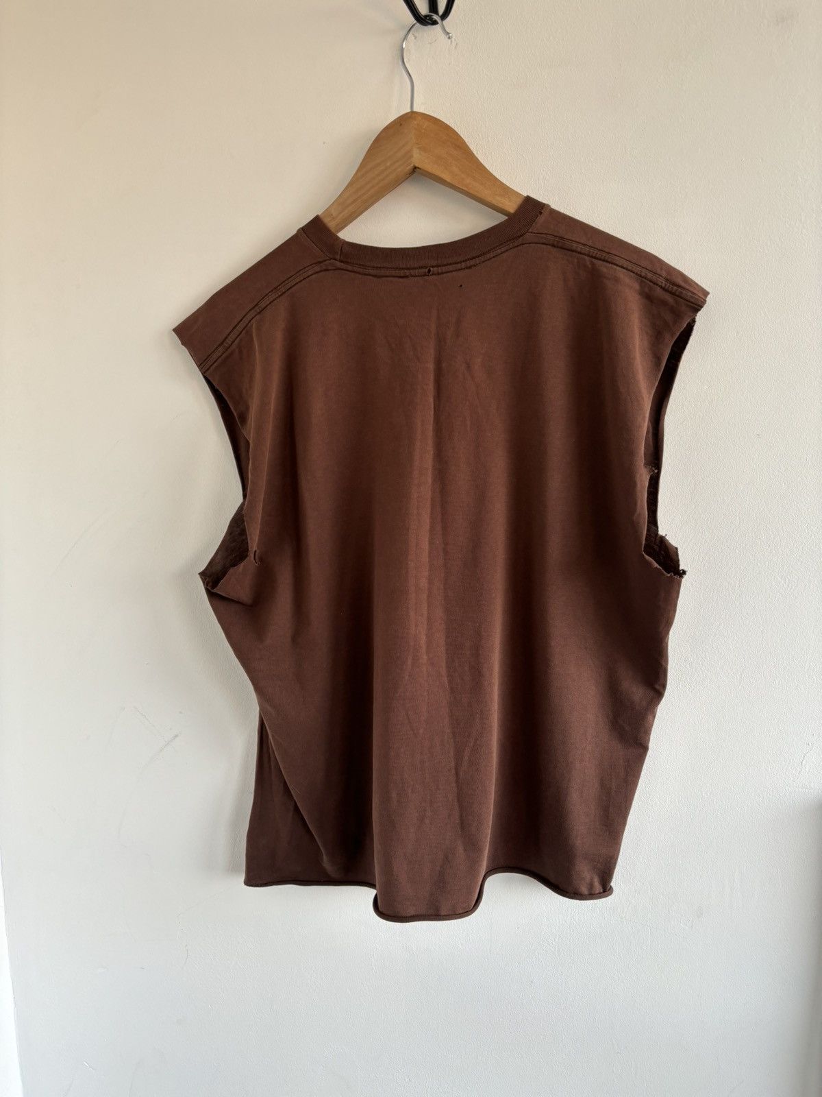 Japanese Brand × Punk and Yo Punk Boxy Brown Tank Top Size US L / EU 52-54 / 3 - 4 Thumbnail