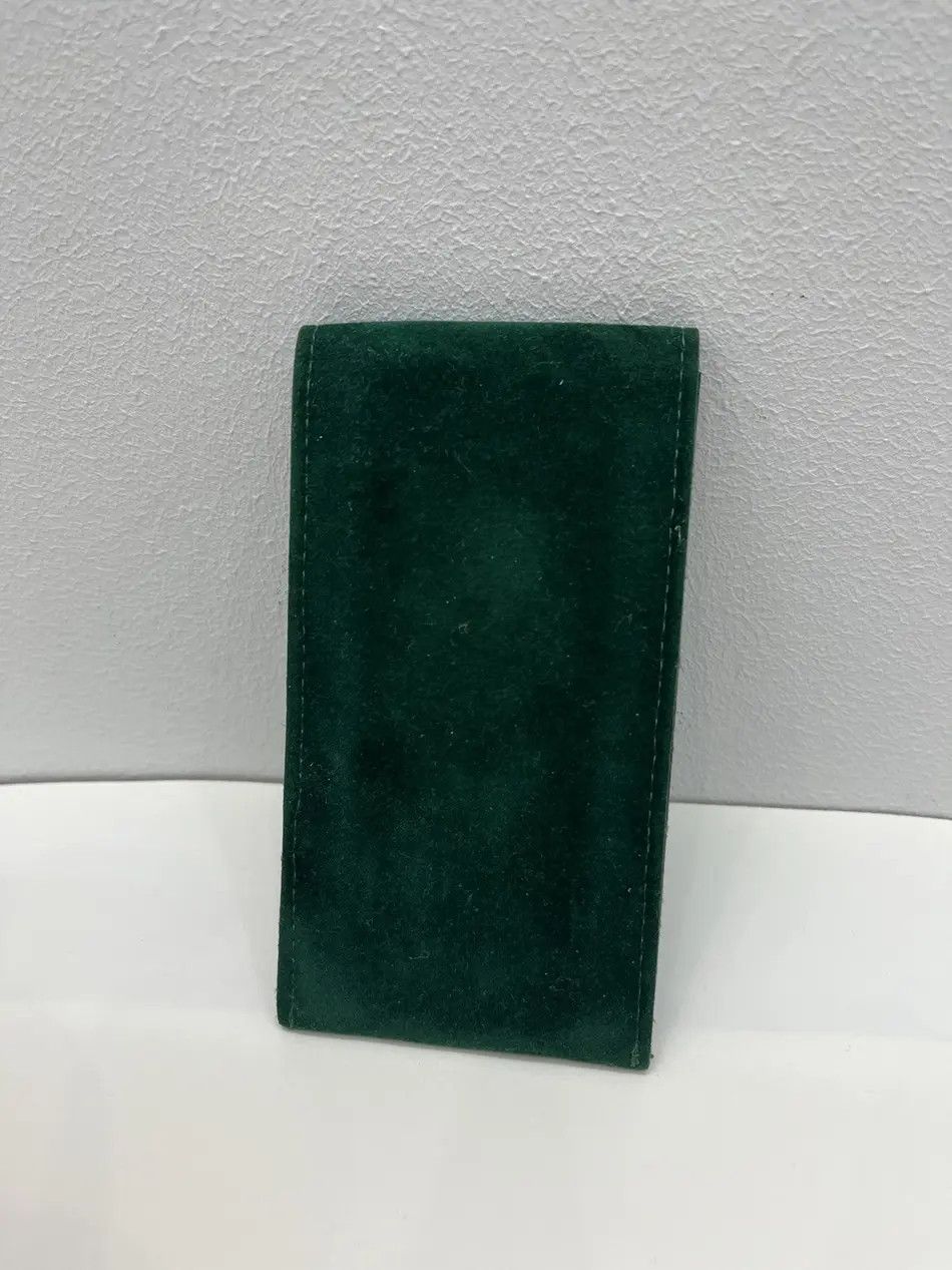 Rolex Vintage Rolex Dark Green Velure Crown Logo Travel Case Size ONE SIZE - 2 Thumbnail