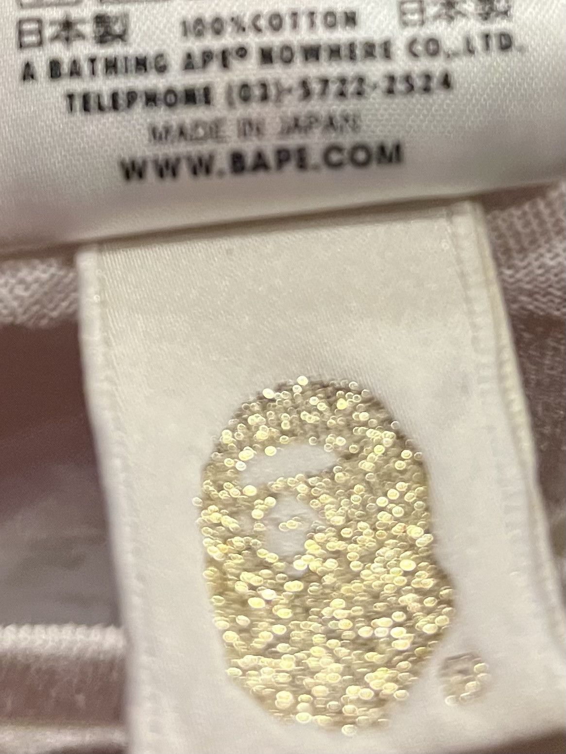 Bape Bape camo logo tee shirt Size S / US 4 / IT 40 - 5 Thumbnail