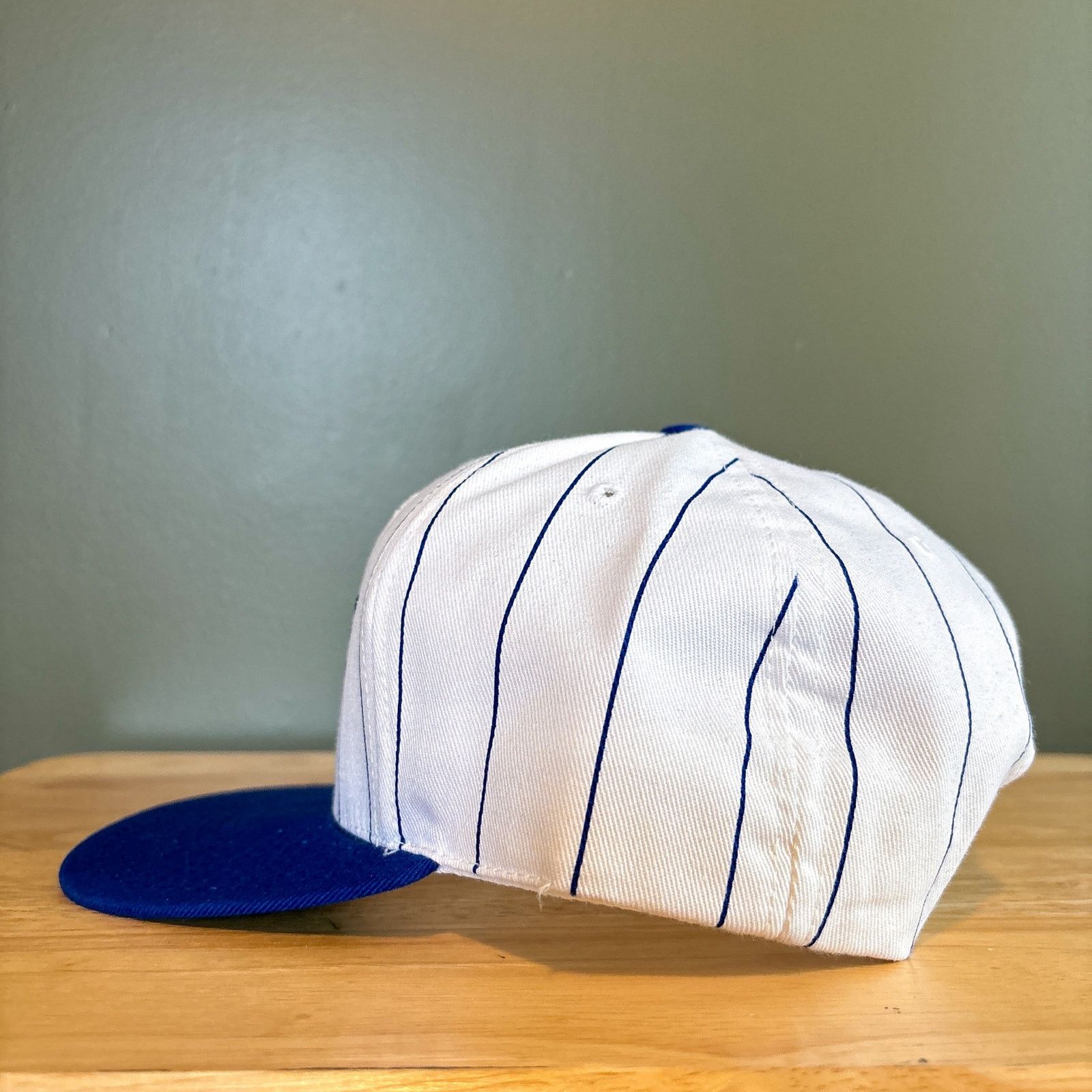 Other Vtg Air Force Reserve Blue Pinstripes Baseball Snapback Hat Size ONE SIZE - 5 Thumbnail