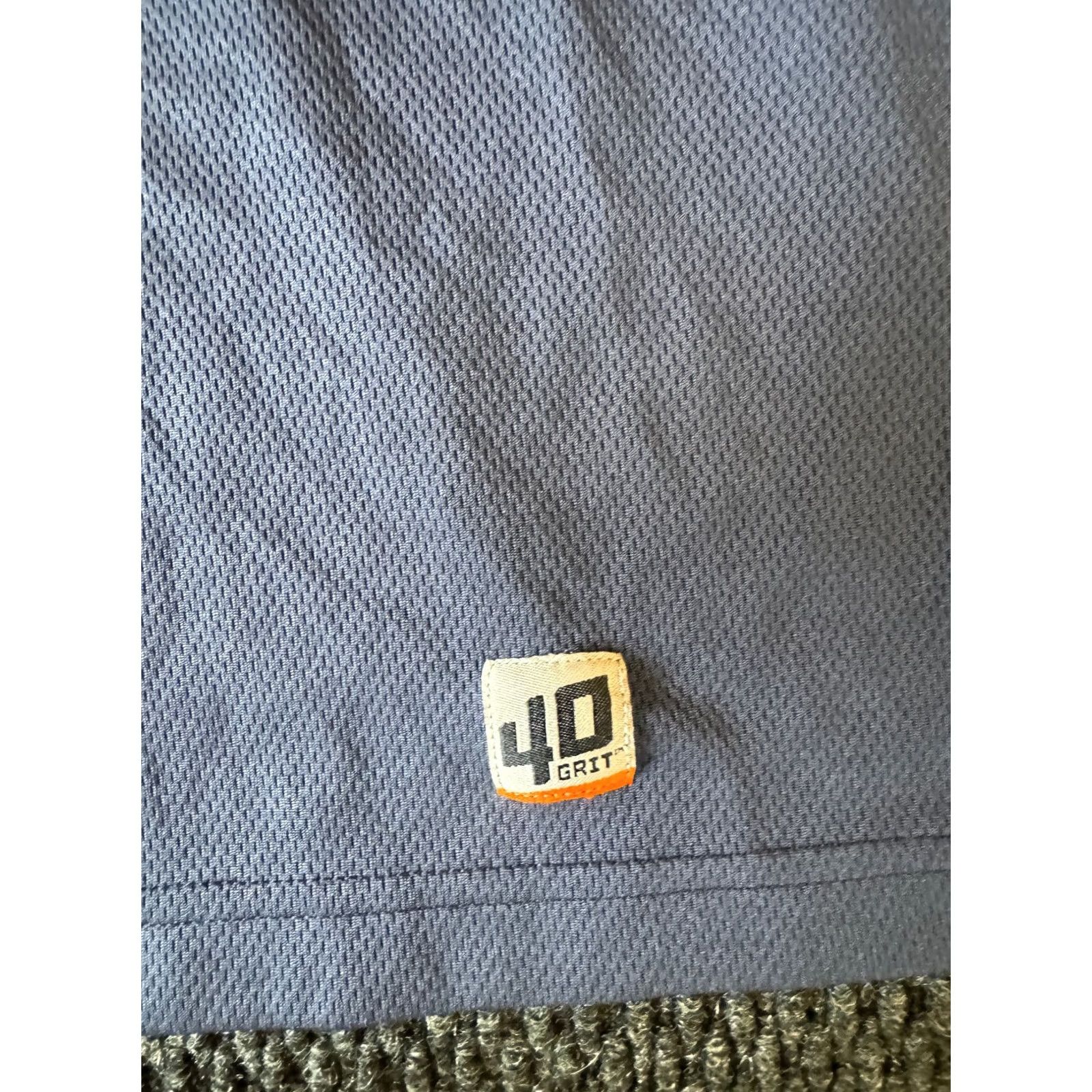 Vintage Duluth 40 Grit Polo Shirt Men Large Navy Lightweight Blue Short Sleeve Pullover 40 Grit Size US L / EU 52-54 / 3 - 3 Thumbnail
