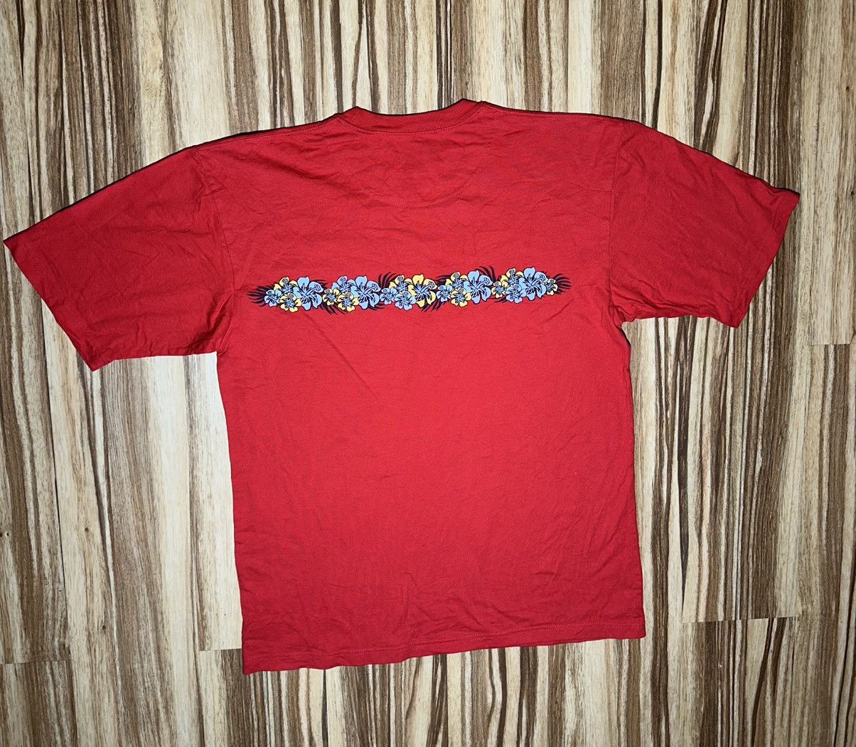 Speedo Speedo Red Floral Men's Tee Size US L / EU 52-54 / 3 - 7 Thumbnail