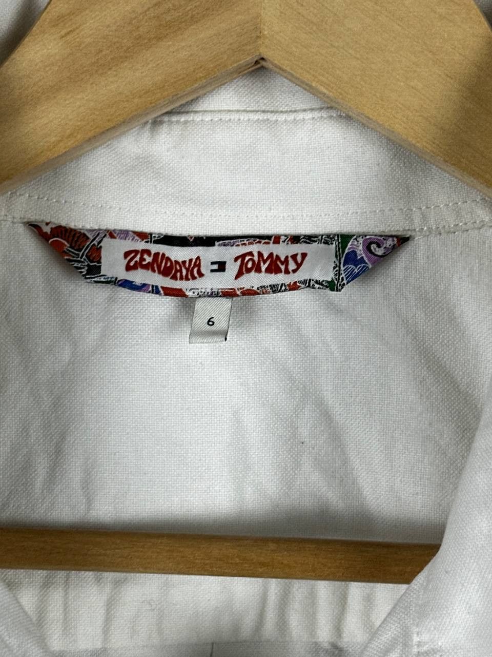 Tommy Hilfiger Tommy Hilfiger Zendaya Oversized White Oxford Shirt Size M / US 6-8 / IT 42-44 - 10 Thumbnail