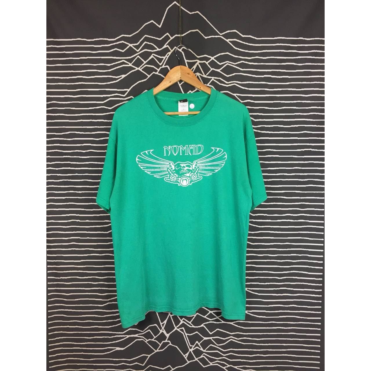 Nomad × Vintage Vtg Nomad Skateboards Winged Skull Graphic Tee Size L Size US L / EU 52-54 / 3 - 2 Thumbnail