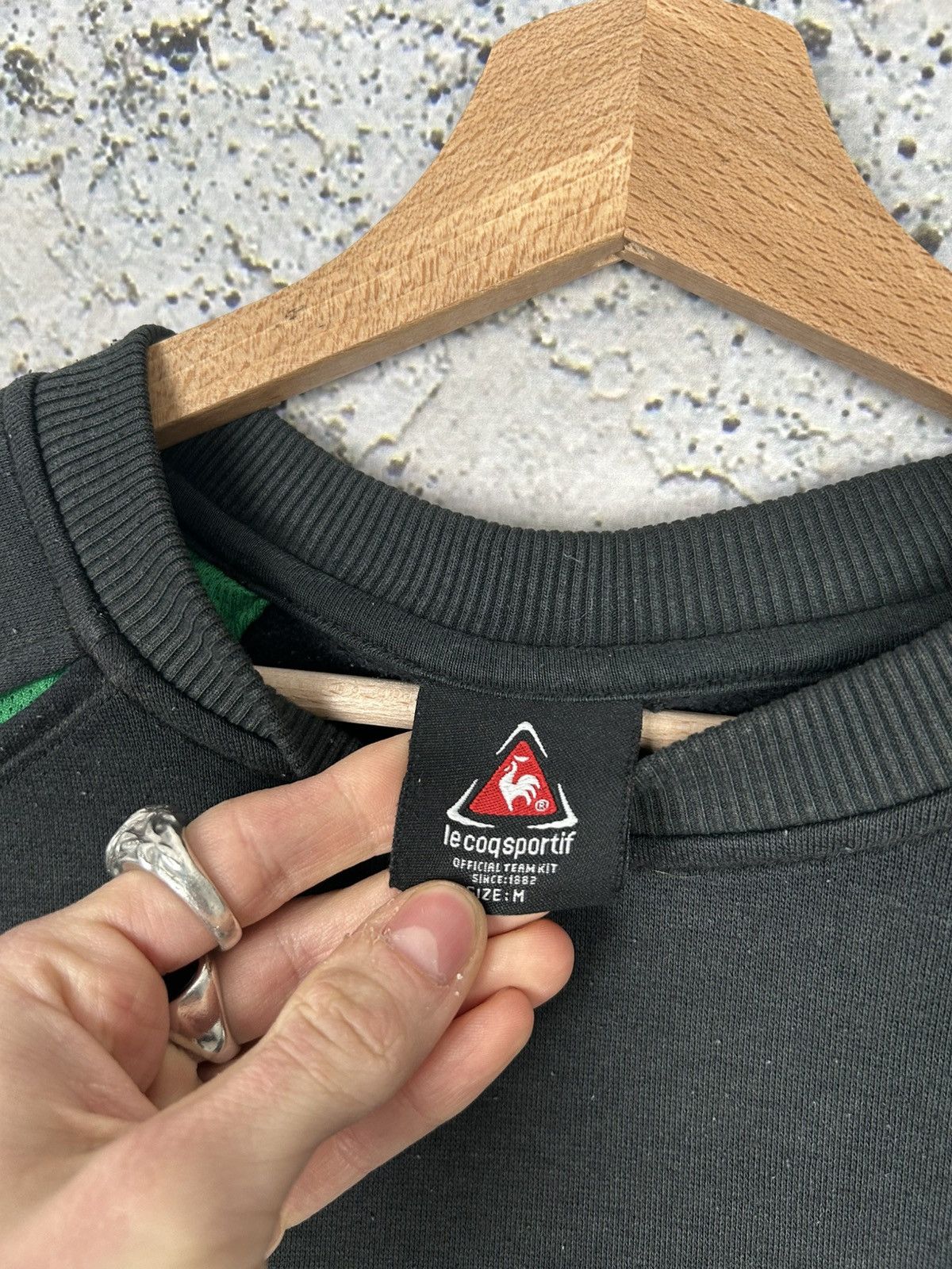 Le Coq Sportif Vintage Le Coq Sportif Hibernian Edinburgh Football Soccer Size US M / EU 48-50 / 2 - 5 Thumbnail