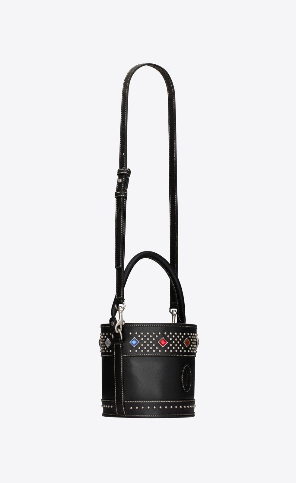 Saint Laurent Paris o1b1hav110225 685628 Size: OS / Bahia Small Bucket Bag Black Size ONE SIZE - 4 Thumbnail