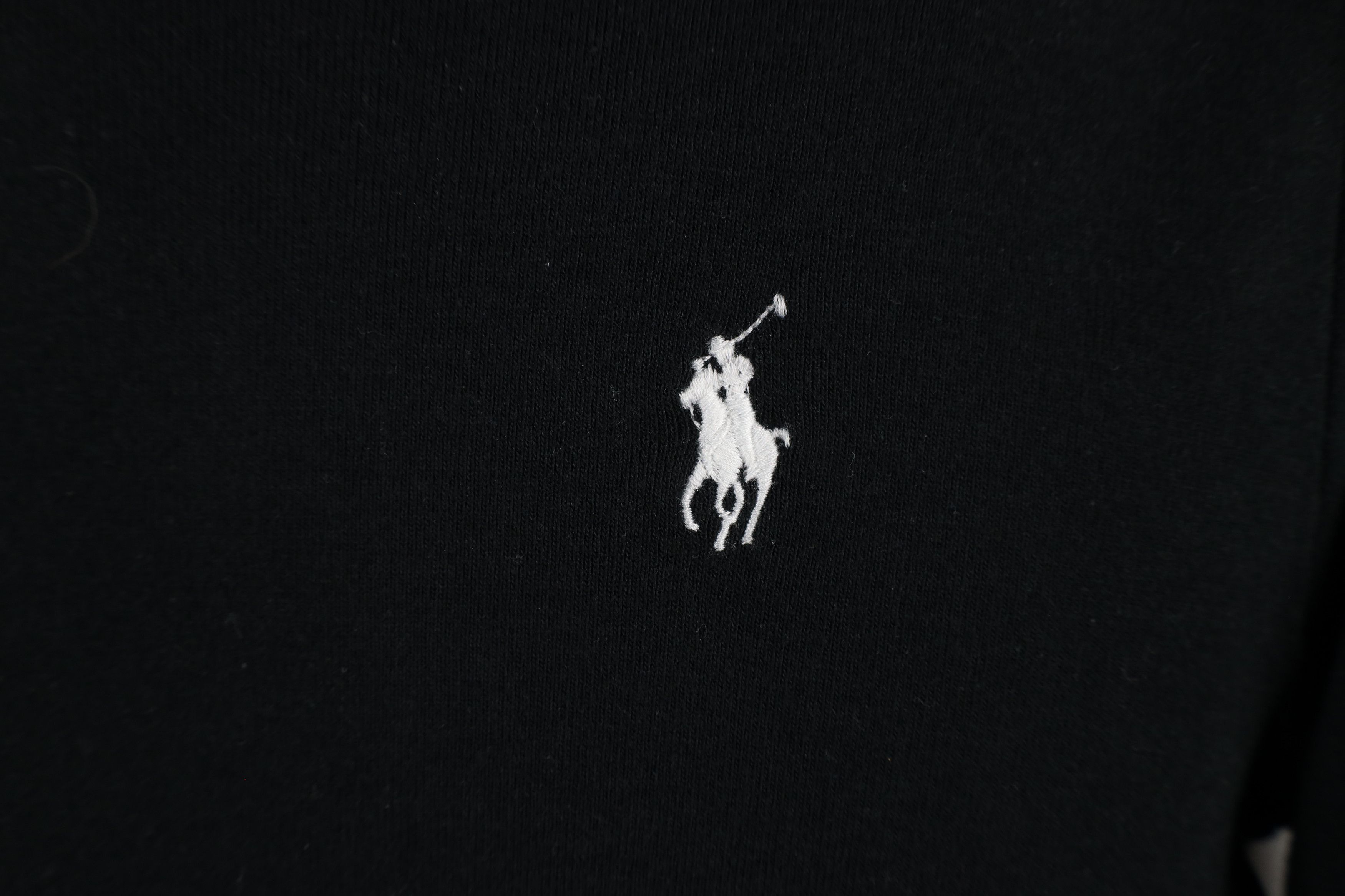 Ralph Lauren × Vintage Vintage Ralph Lauren Ribbed Knit Turtleneck T-Shirt Black Size L / US 10 / IT 46 - 4 Thumbnail