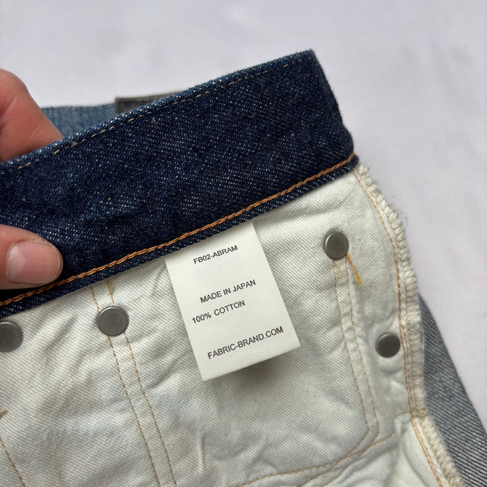 Fabric Brand & Co. Fabric Brand & Co Selvedge Denim Slim Fit Jeans Men's 30x33 Size US 30 / EU 46 - 7 Thumbnail