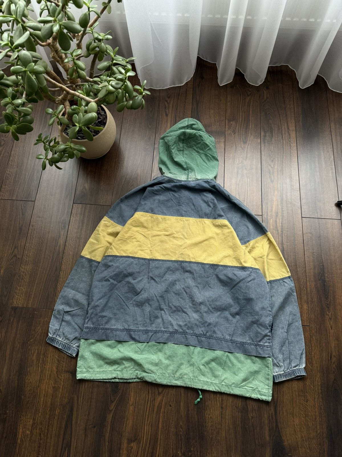 Nike Nike Vintage Long Jacket Mens Tall Faded Colourblock 90s Size US L / EU 52-54 / 3 - 6 Thumbnail