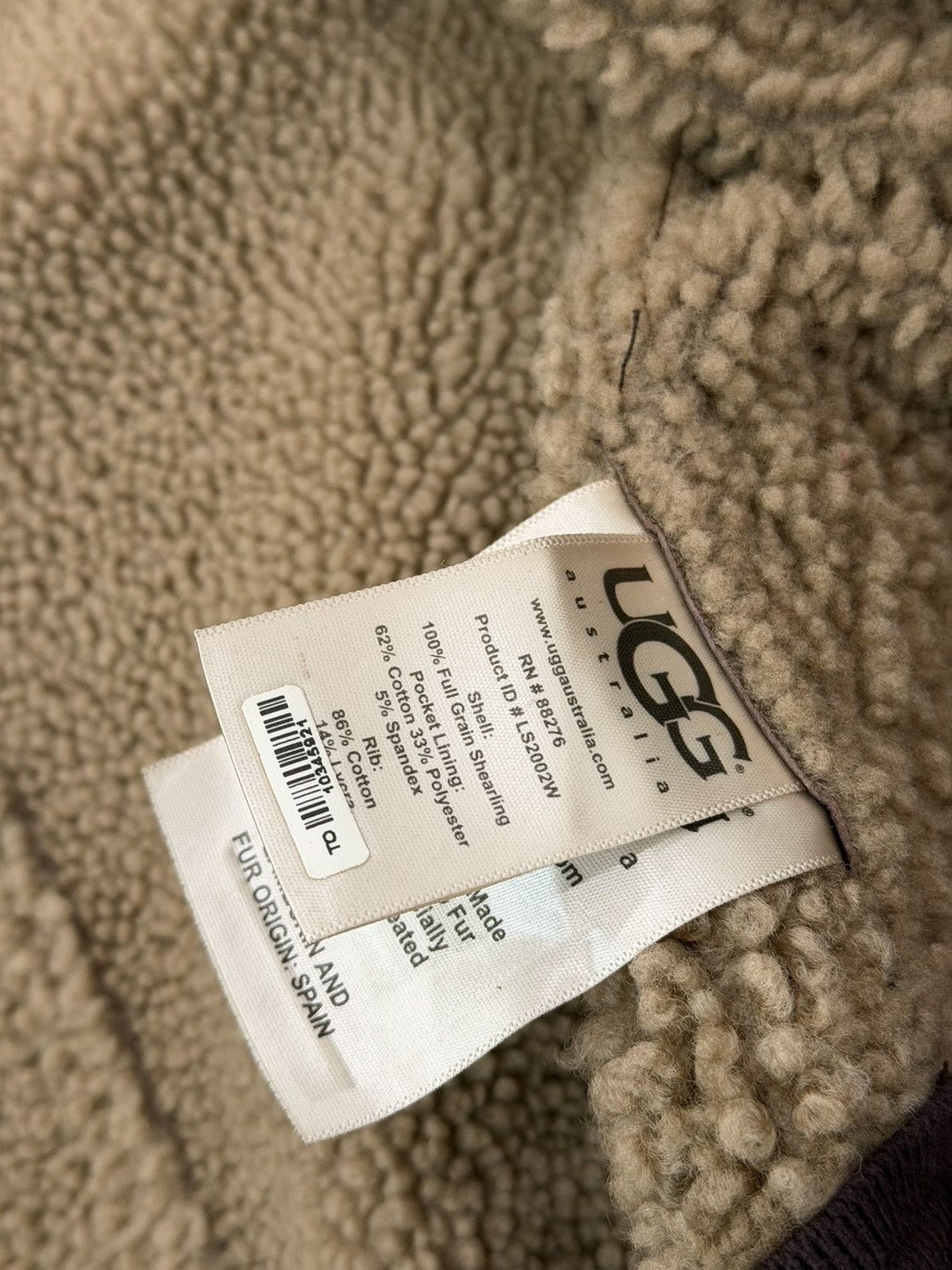 Ugg UGG Australia Genuine Soft Lambskin Shearling Bomber Jacket Size S / US 4 / IT 40 - 7 Thumbnail