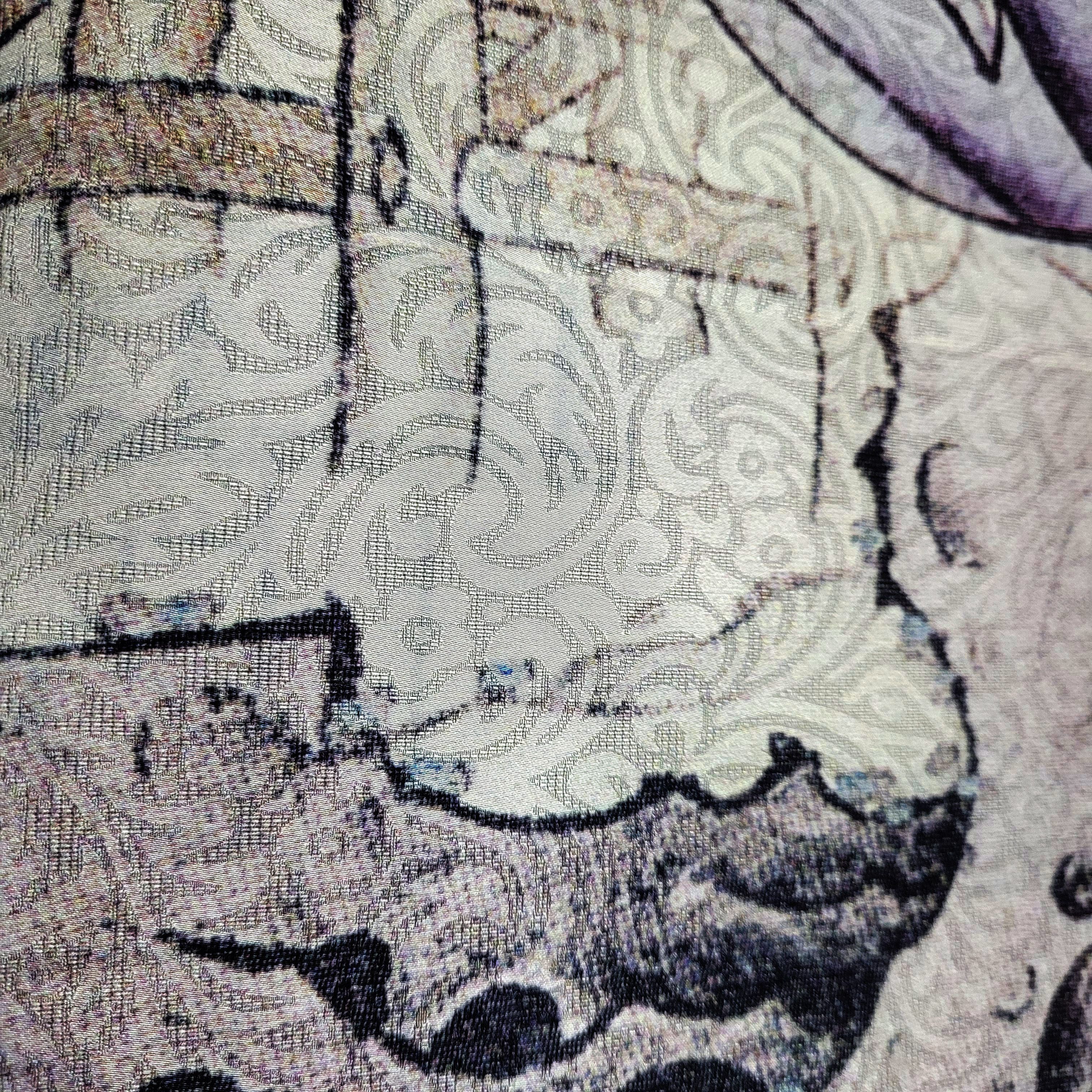 Other NWT Double Sided Silk Scarf 52"x52" Large Square Wrap 3234 Size ONE SIZE - 4 Thumbnail