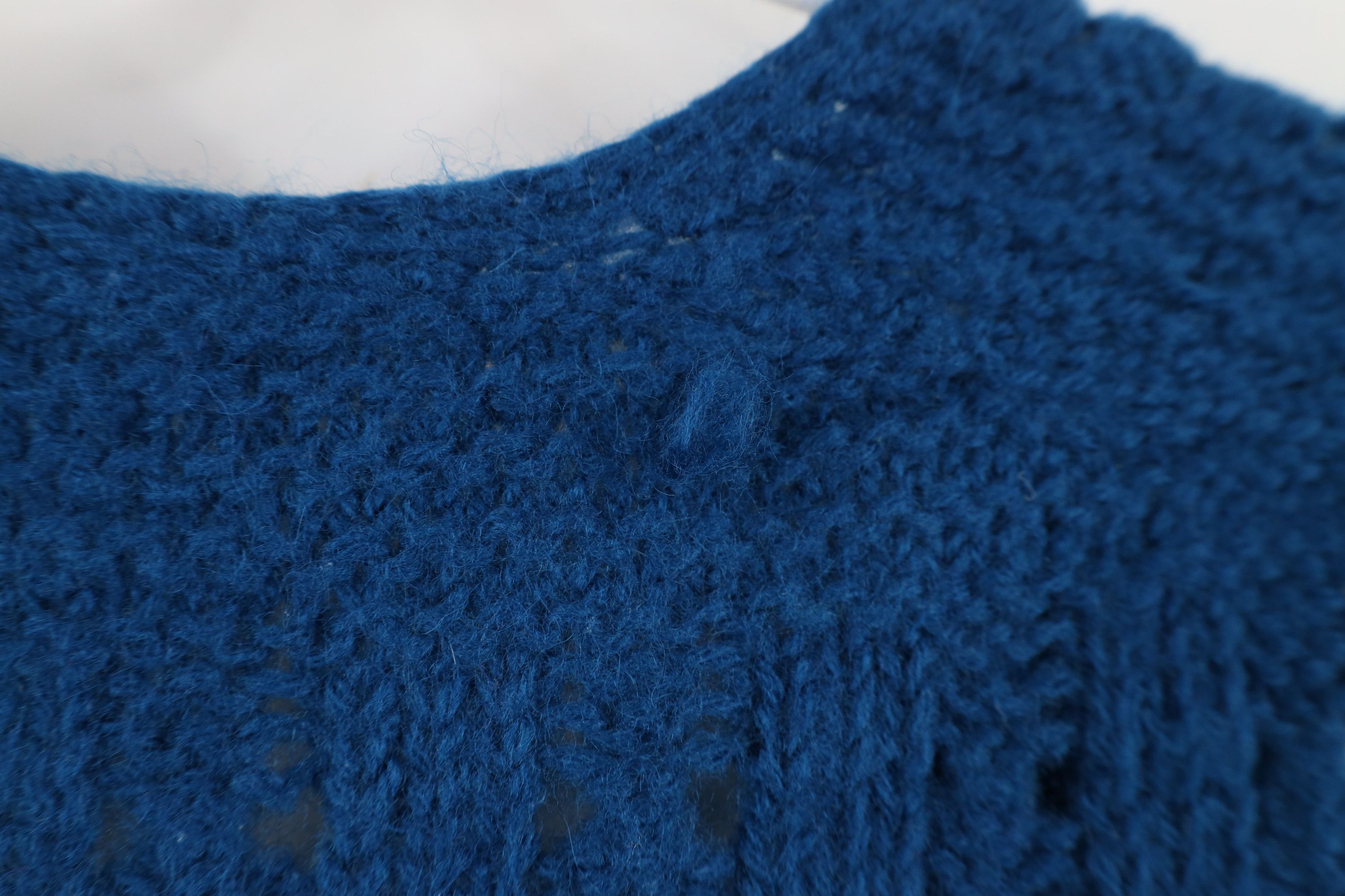 Vintage Vintage 70s Streetwear Open Front Crochet Knit Sweater Vest Size L / US 10 / IT 46 - 8 Thumbnail