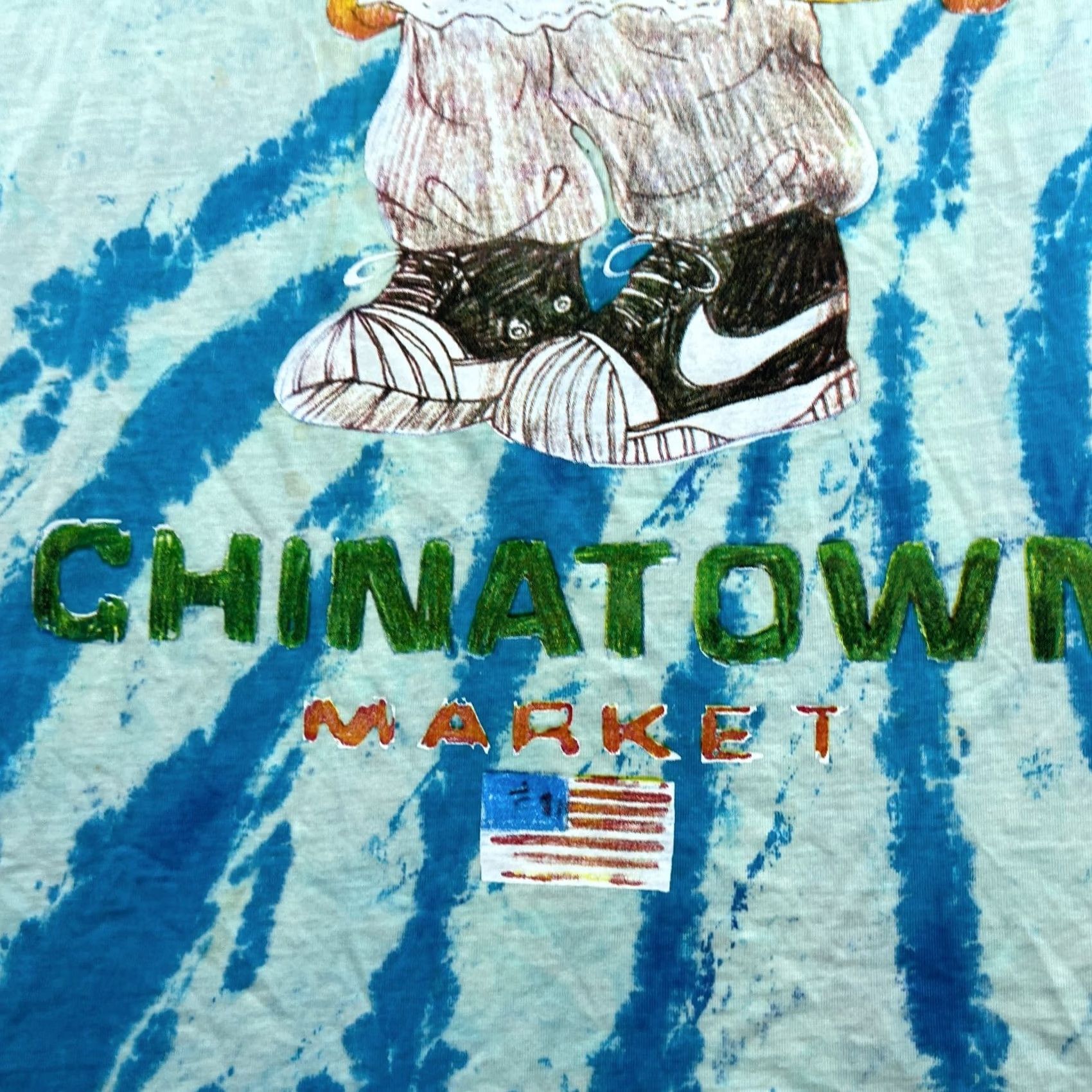 Vintage Chinatown Market Polo Bear Smiley Basketball Blue Tie-dye T-Shirt Medium Tee Shirt Mens Tee Shirt Blue Tie-dye Polo Bear Smiley Basketball Size US M / EU 48-50 / 2 - 7 Thumbnail