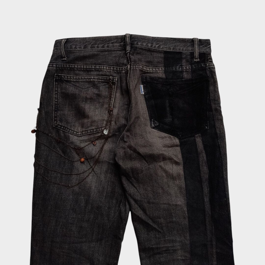 14th Addiction Blues dress leather accent bootcut jean Size US 30 / EU 46 - 4 Thumbnail