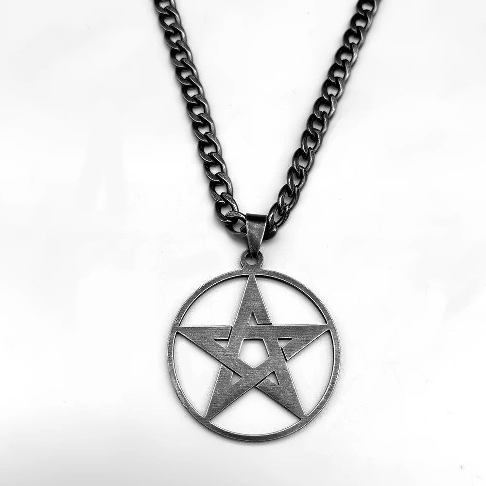 Jewelry Black Star Pendant Necklace Size ONE SIZE - 1 Thumbnail