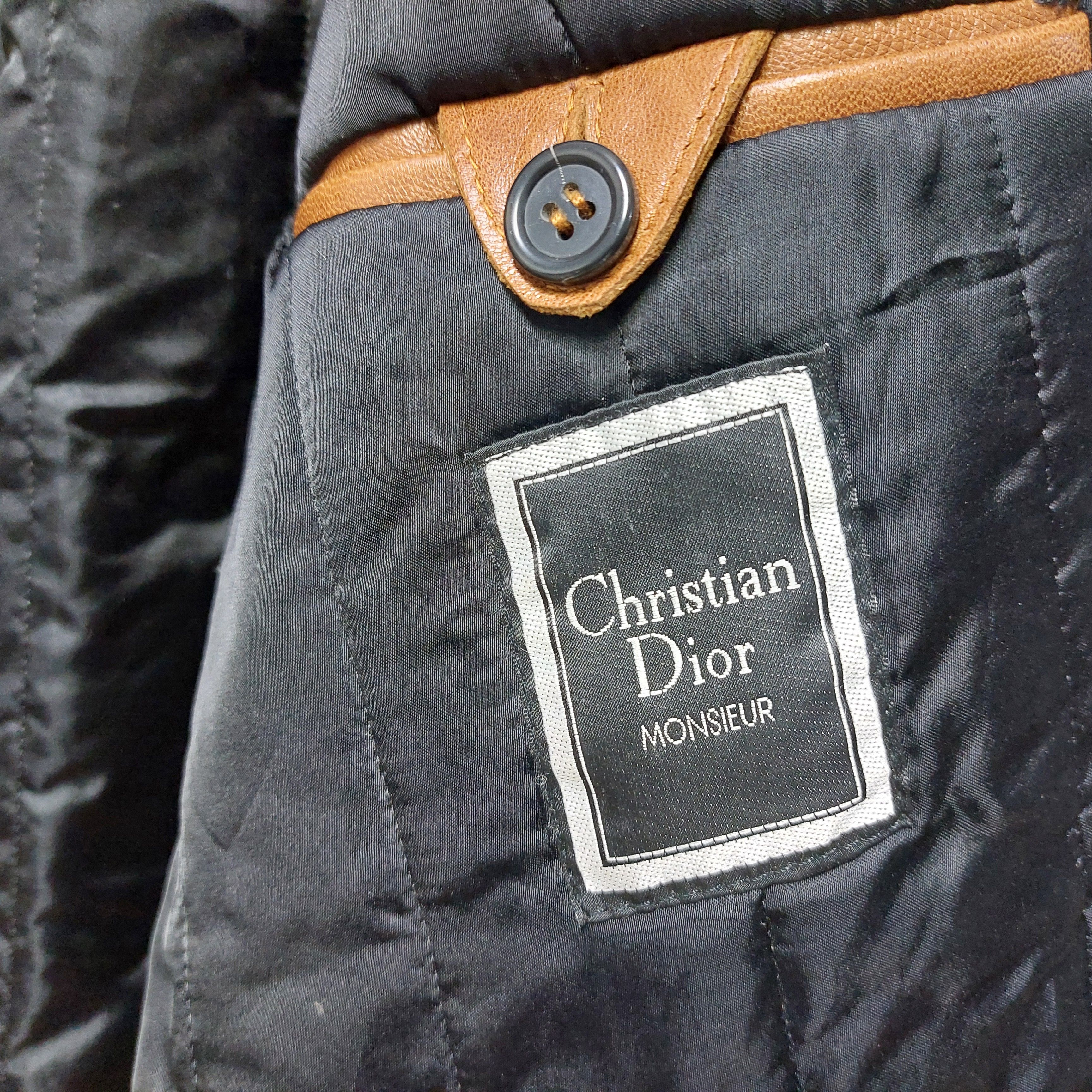 Christian Dior Monsieur Christian Dior Leather jacket Size US XL / EU 56 / 4 - 7 Thumbnail