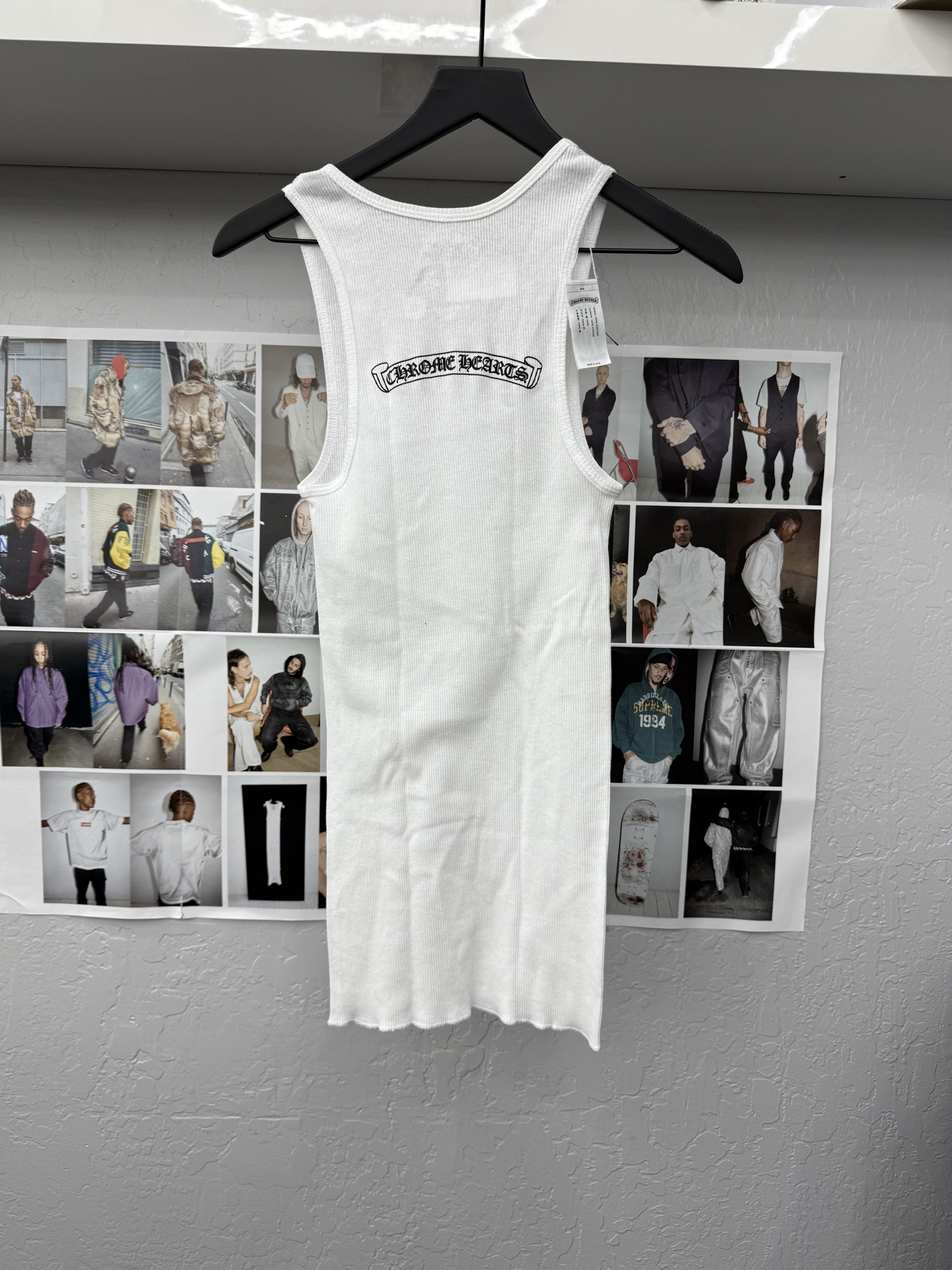 Chrome Hearts Scroll Tank Top White Logo Size US S / EU 44-46 / 1 - 2 Thumbnail