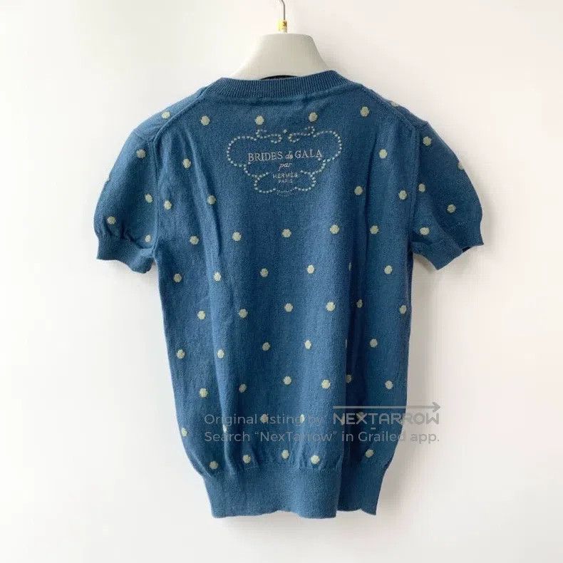 Hermes Hermes Blue knitted sweater Size XS / US 0-2 / IT 36-38 - 2 Thumbnail