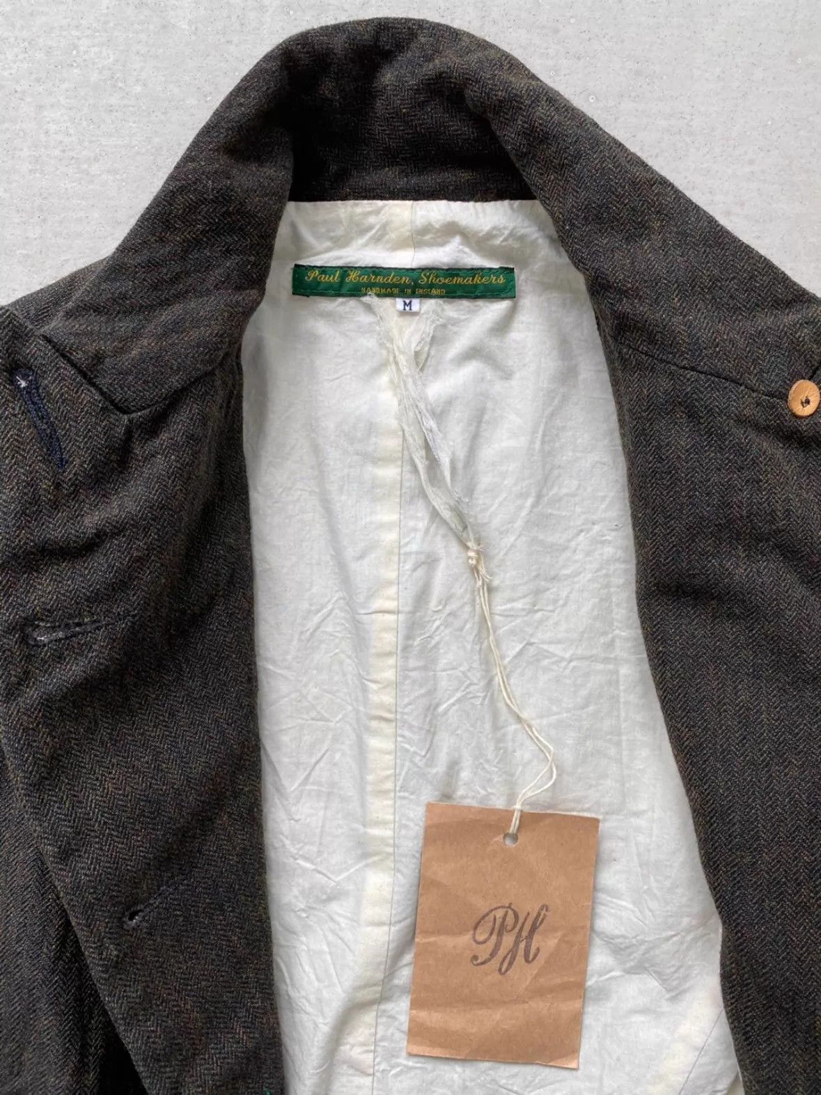 Paul Harnden Shoemakers Paul Harnden Gray-Green Wool Blazer M Vintage Wash Size US M / EU 48-50 / 2 - 2 Thumbnail