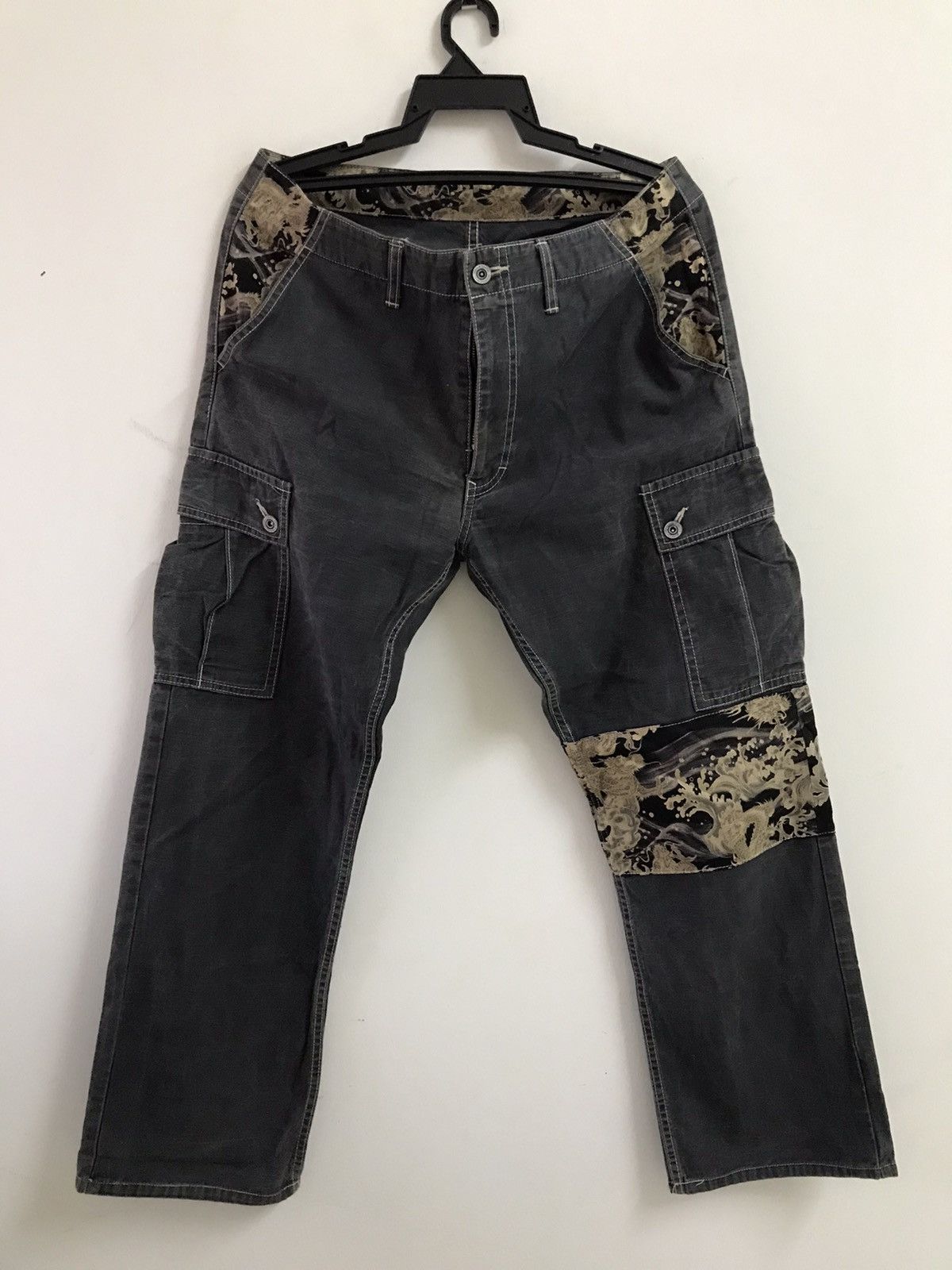 Japanese Brand × Kapital × Vintage Vintage Kargo Pants Japanese Brand Size US 33 - 1 Thumbnail