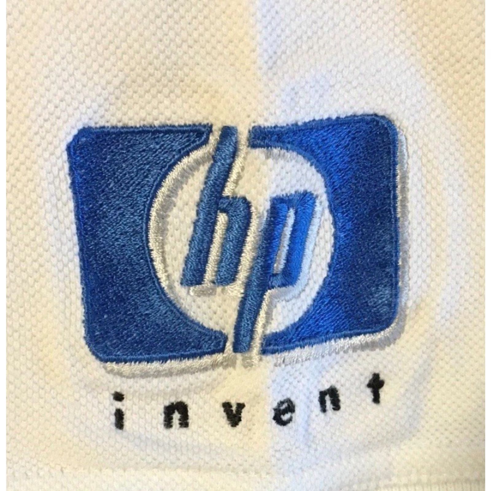 Sony VINTAGE Sony HP Faded Polo Shirt M Men White Cotton Polo Shirt 90s Grunge Apple Sony Vx1000 California USA 80s Hip Hop Tech Computer Size US M / EU 48-50 / 2 - 2 Thumbnail