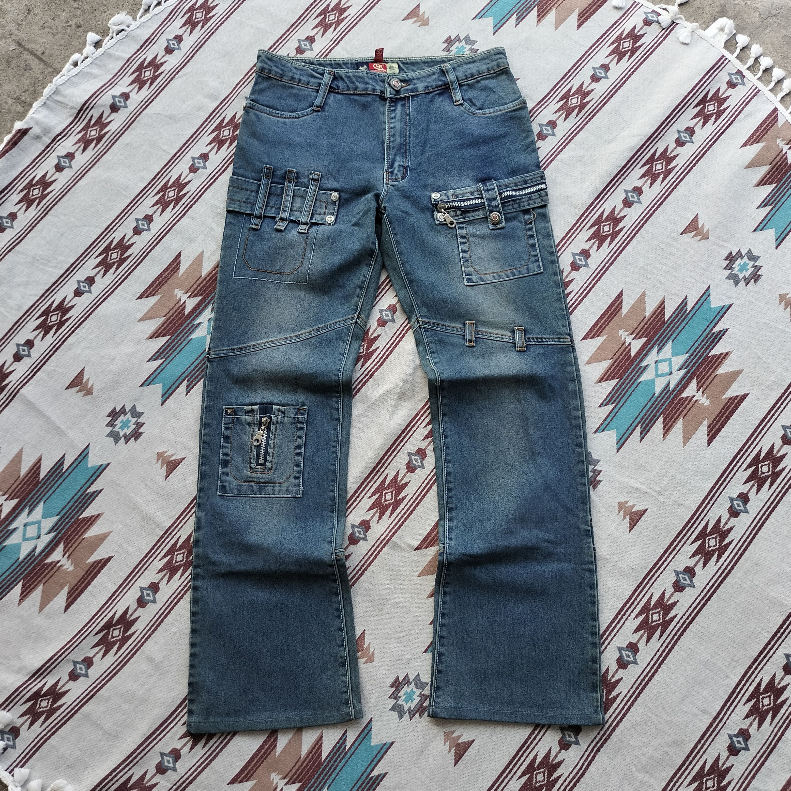 20471120 Crang run L. Bondage flare jeans seditionaries Size US 30 / EU 46 - 1 Thumbnail