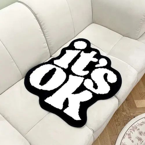 VIBE Design Fluffy Plush Tufted Home Rug Carpet Size ONE SIZE - 4 Thumbnail