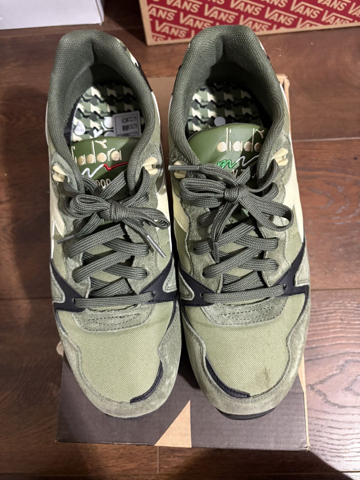 Diadora Diadora v7000 camo green Size US 9.5 / EU 42-43 - 2 Thumbnail