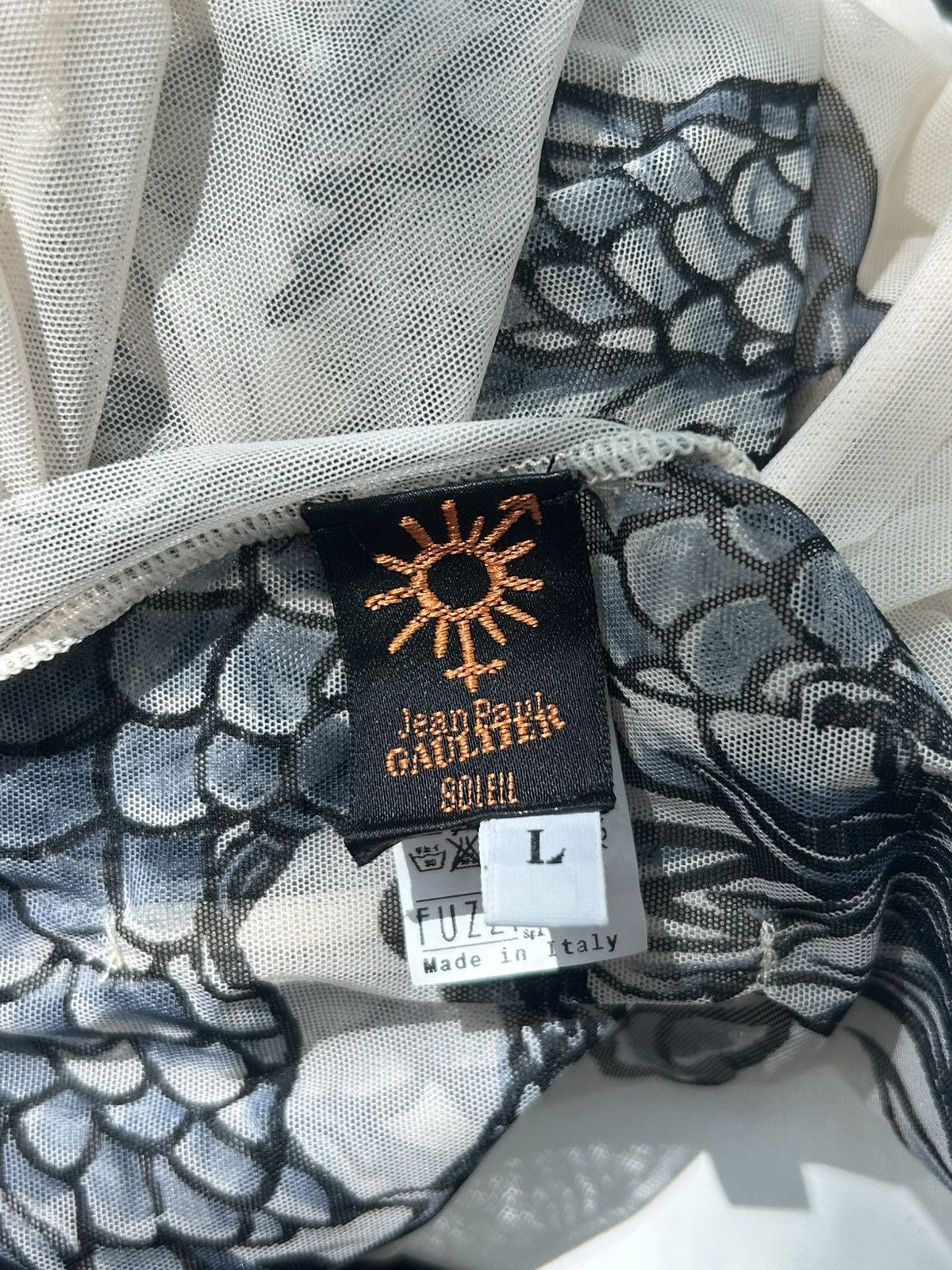 Jean Paul Gaultier Jean Paul Gaultier S/S 1996 Safe Sex / Tattoo Mesh Tank Top Size US M / EU 48-50 / 2 - 7 Thumbnail