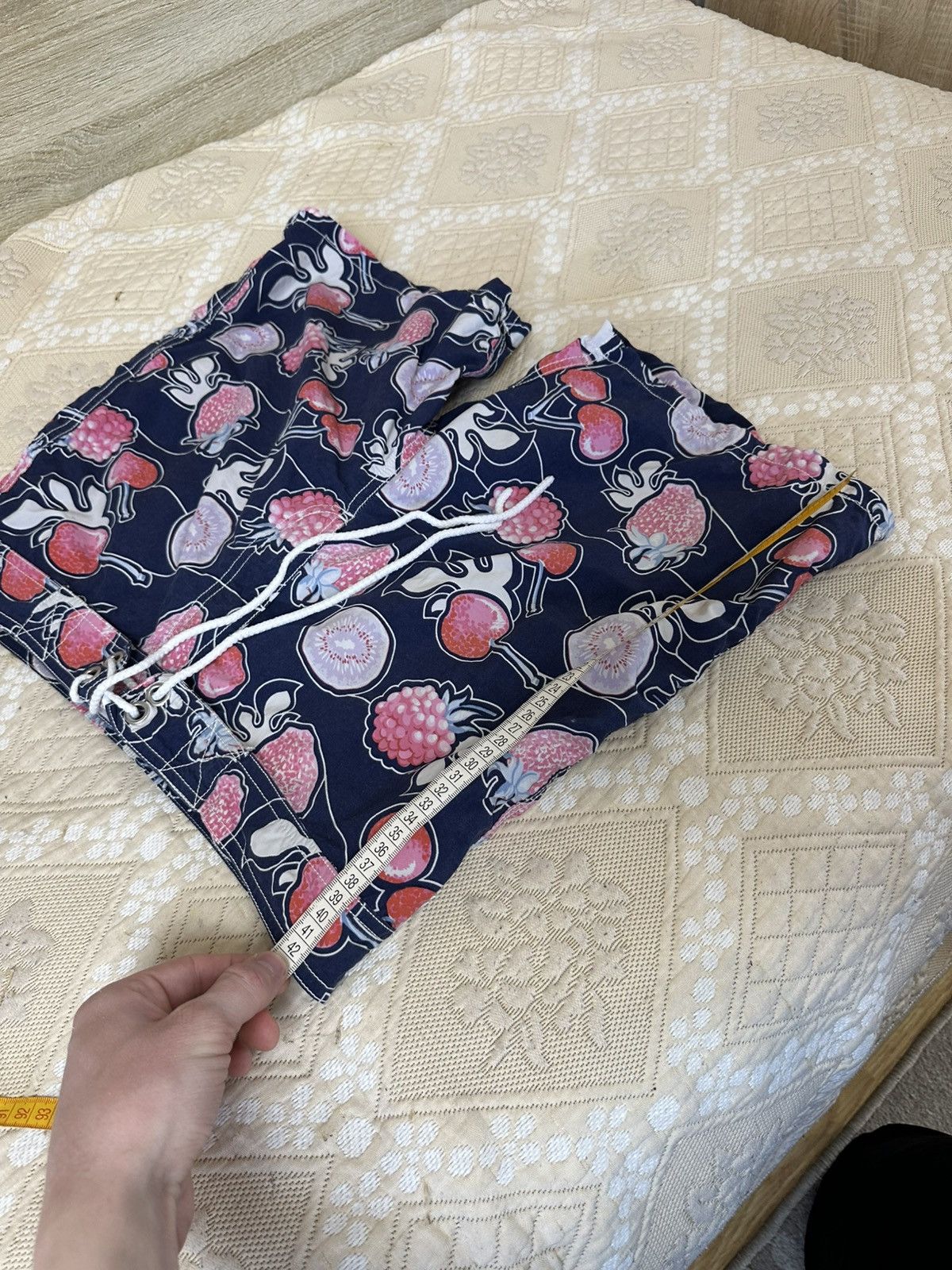 Vilebrequin 🔥 Vilebrequin Multicolor Strawberry Fruit Swim Shorts Trunks Size US 32 / EU 48 - 8 Thumbnail