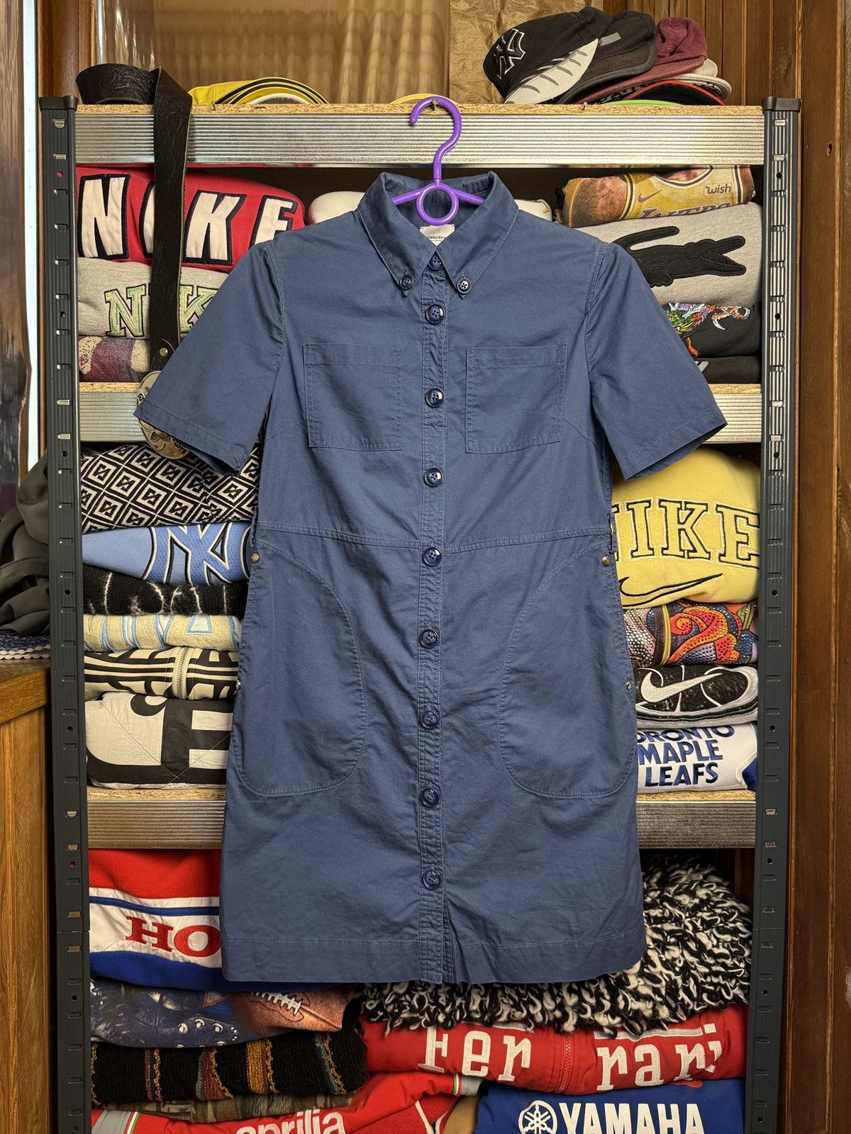 Burberry k Burberry Shirt Dress y2k style Size S / US 4 / IT 40 - 1 Thumbnail