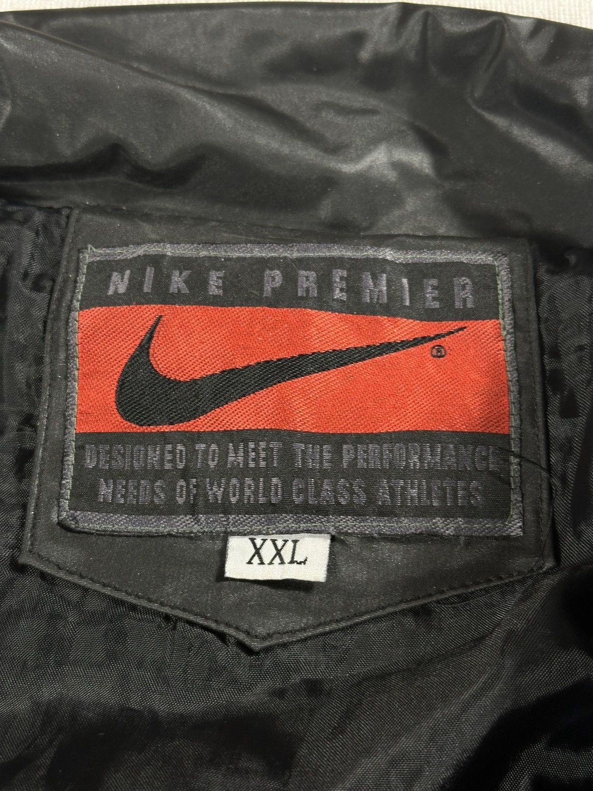 Nike Nike Premier Vintage Zip Jacket Leather Look Size US XL / EU 56 / 4 - 8 Thumbnail