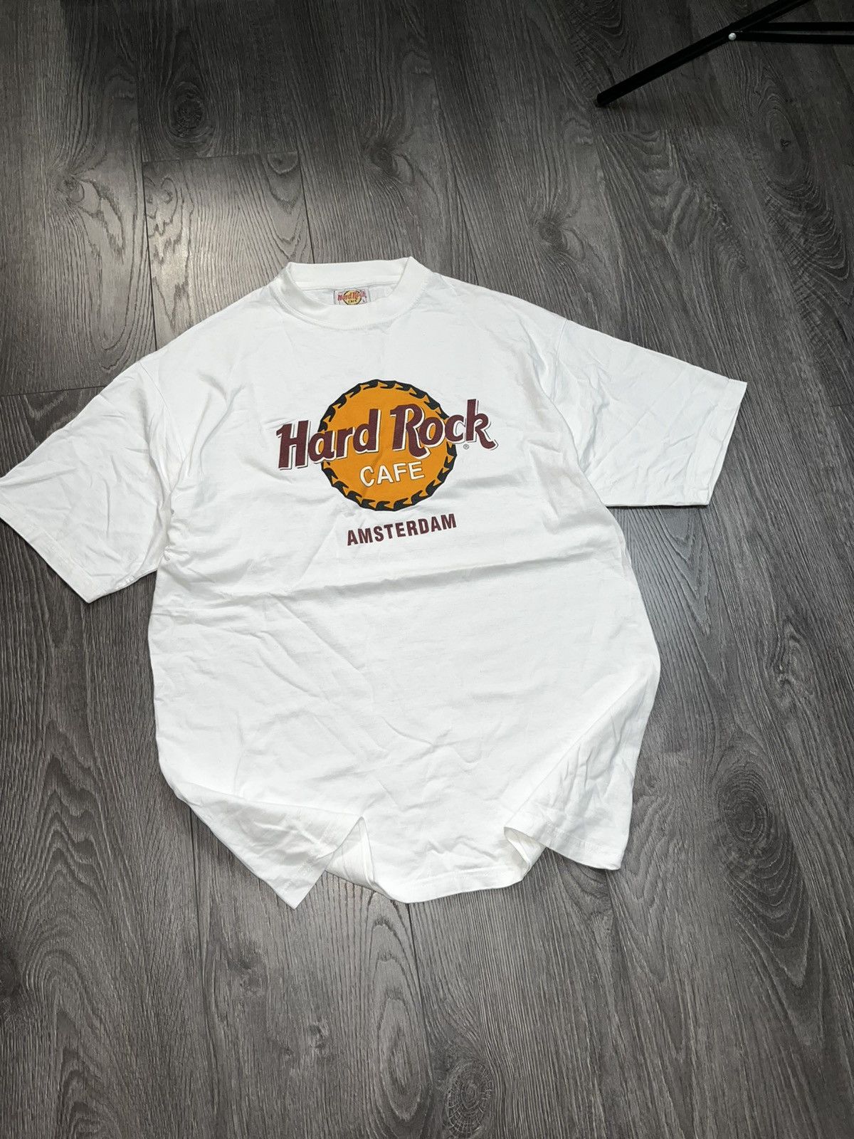 Hard Rock Cafe Vintage 90s Hard Rock Cafe Amsterdam Graphic Tee L Size US L / EU 52-54 / 3 - 1 Thumbnail