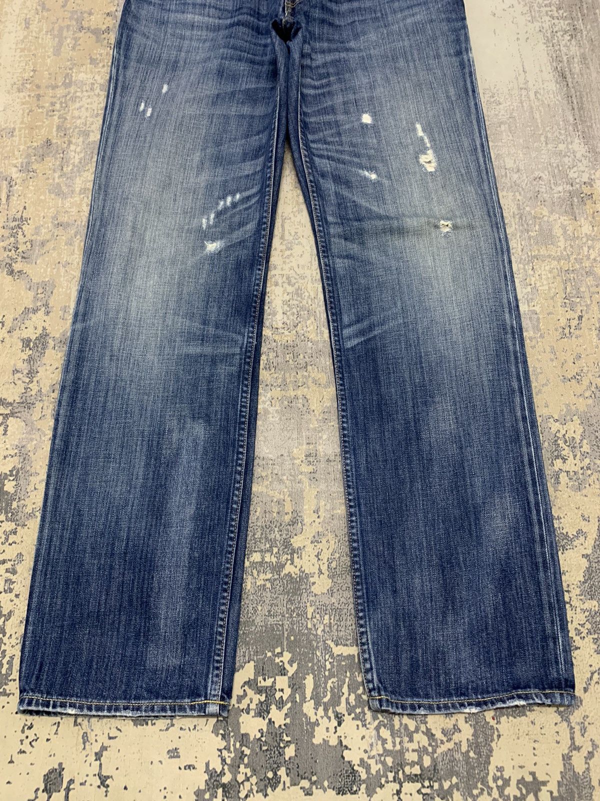 Levi's Vintage Levi's 502 Distressed Straight Jeans Size US 33 - 4 Thumbnail