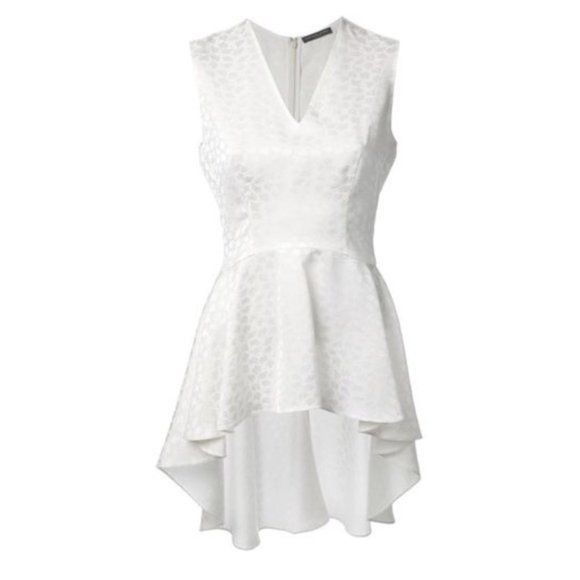 Alexander McQueen Alexander McQUEEN Peplum Top V Neck High Low Size M / US 6-8 / IT 42-44 - 3 Thumbnail