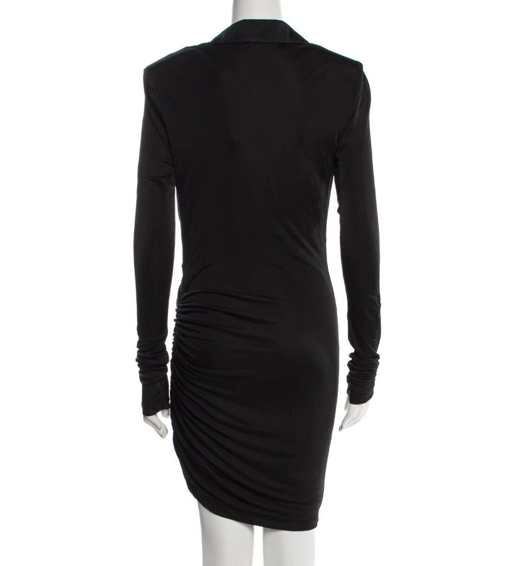 GAUGE81 Long Sleeve Cowl Neck Dress | Black | Viscose Lined Bodycon Size M / US 6-8 / IT 42-44 - 9 Thumbnail