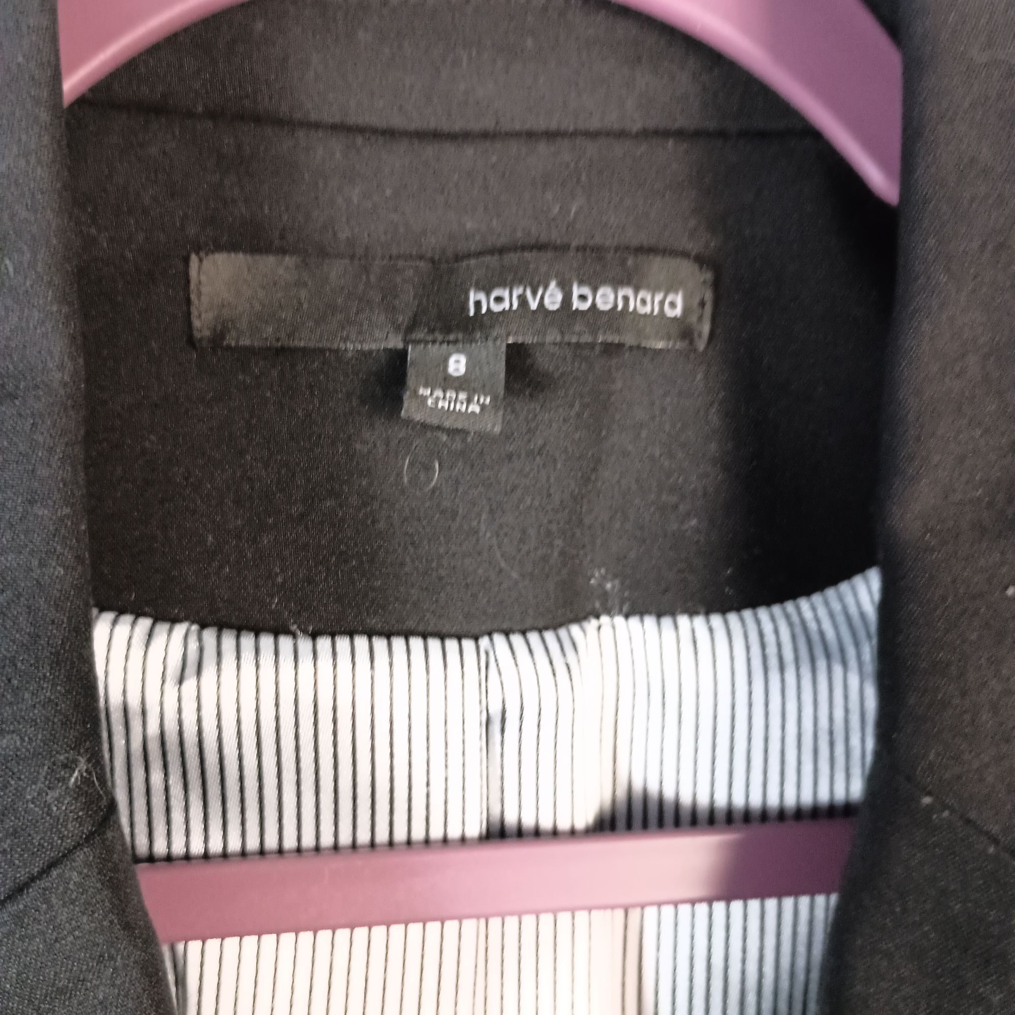 Harve Benard Harve Benard Black Blazer Womens 8 Tailored Career Jacket Bu Size M / US 6-8 / IT 42-44 - 2 Thumbnail