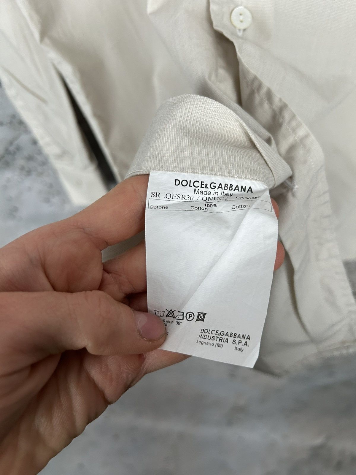 Dolce & Gabbana Dolce & Gabbana Made in Italy Shirt Designer Avant Garde Size US L / EU 52-54 / 3 - 6 Thumbnail