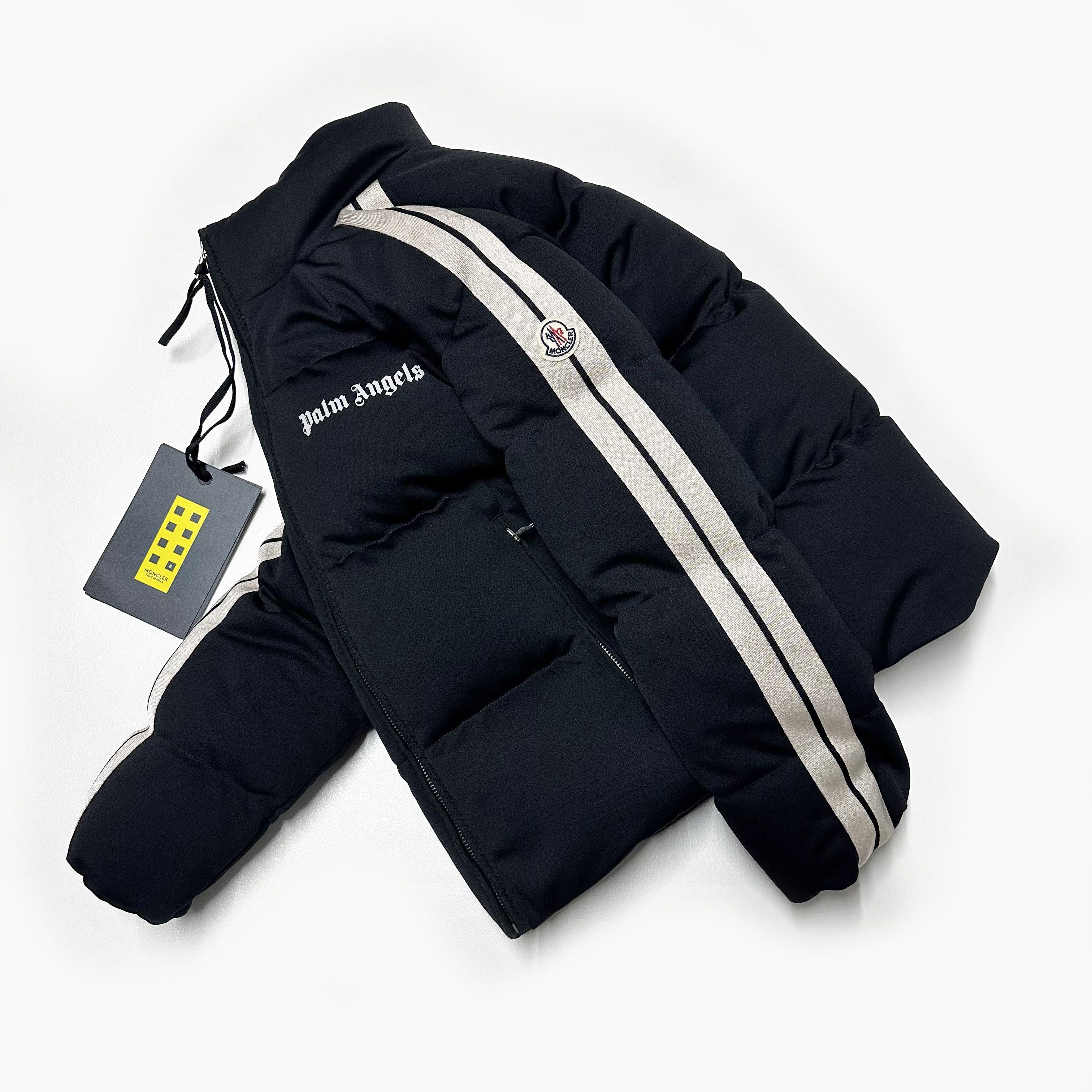 Moncler × Palm Angels Moncler Palm Angels 1 2 M Medium rodman jacket black puffer Size US M / EU 48-50 / 2 - 2 Thumbnail