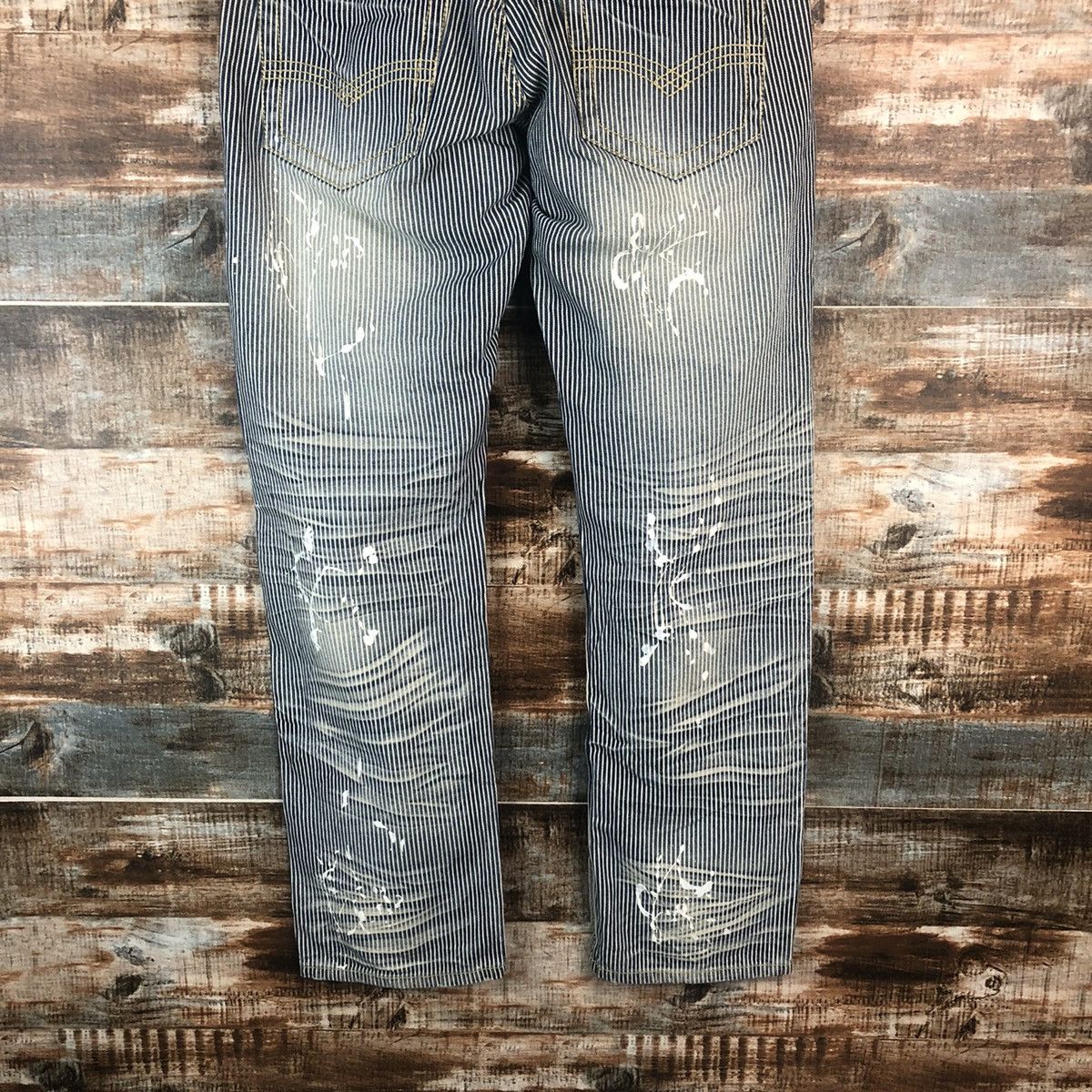 Japanese Brand Japanese Brand vintage tactical Stripe White Pants #A2121 Size US 32 / EU 48 - 14 Thumbnail