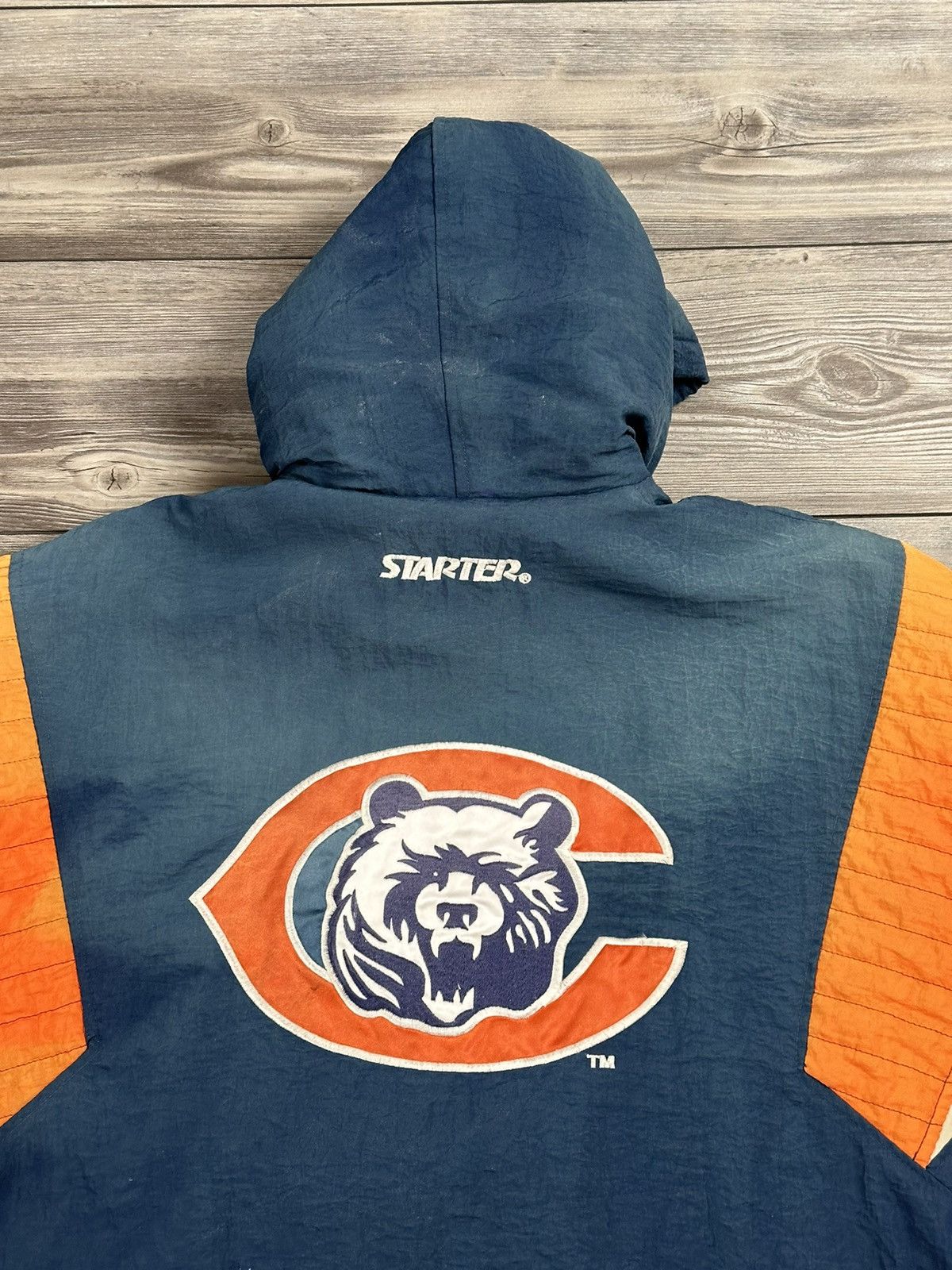 NFL × Vintage Vintage 90’s Chicago Bears Starter Jacket Size US L / EU 52-54 / 3 - 4 Thumbnail