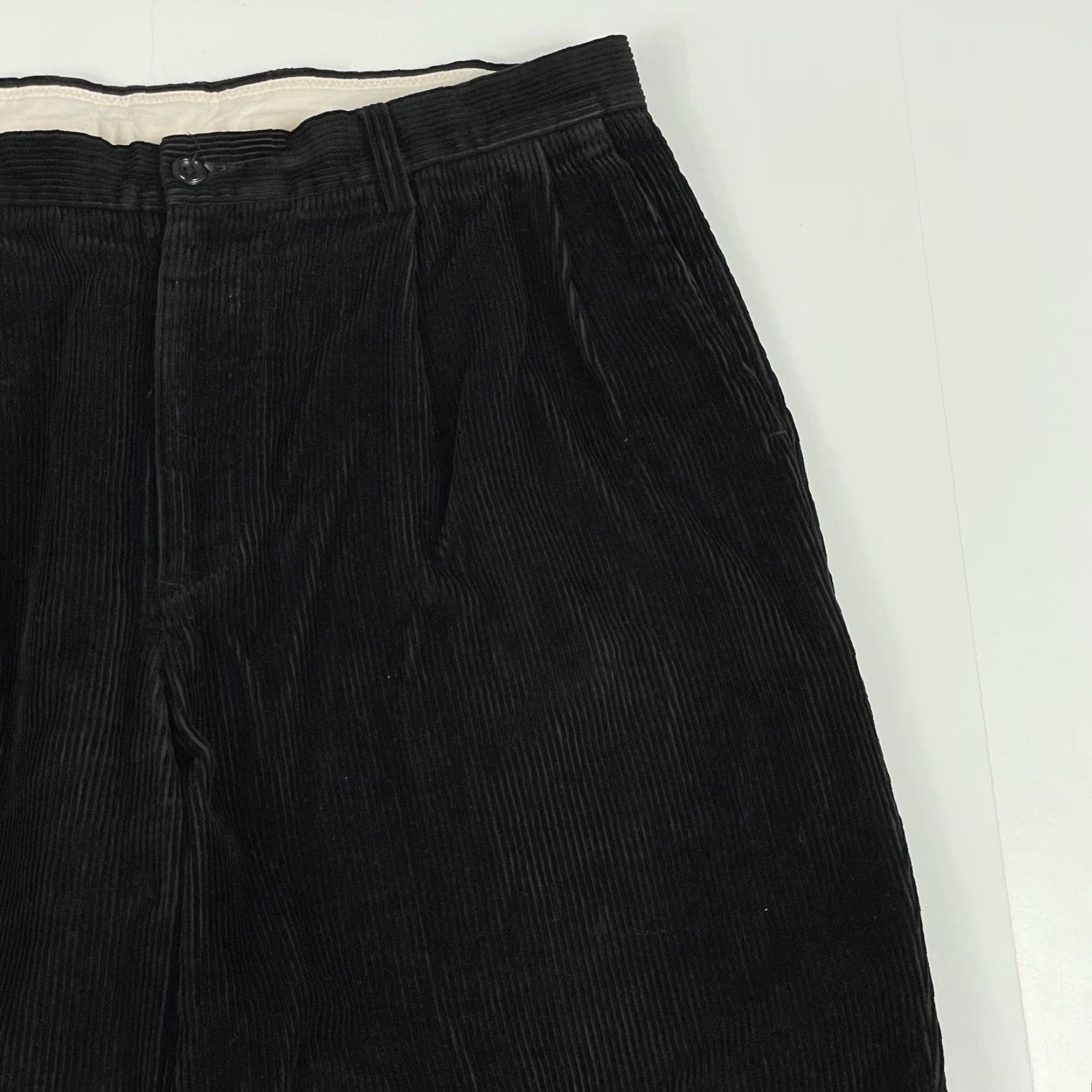 Nautica Nautica Pants Mens 34 x 32 Black Corduroy Chino Straight Leg 5-Pocket Utility Casual工作wear Size US 34 / EU 50 - 3 Thumbnail